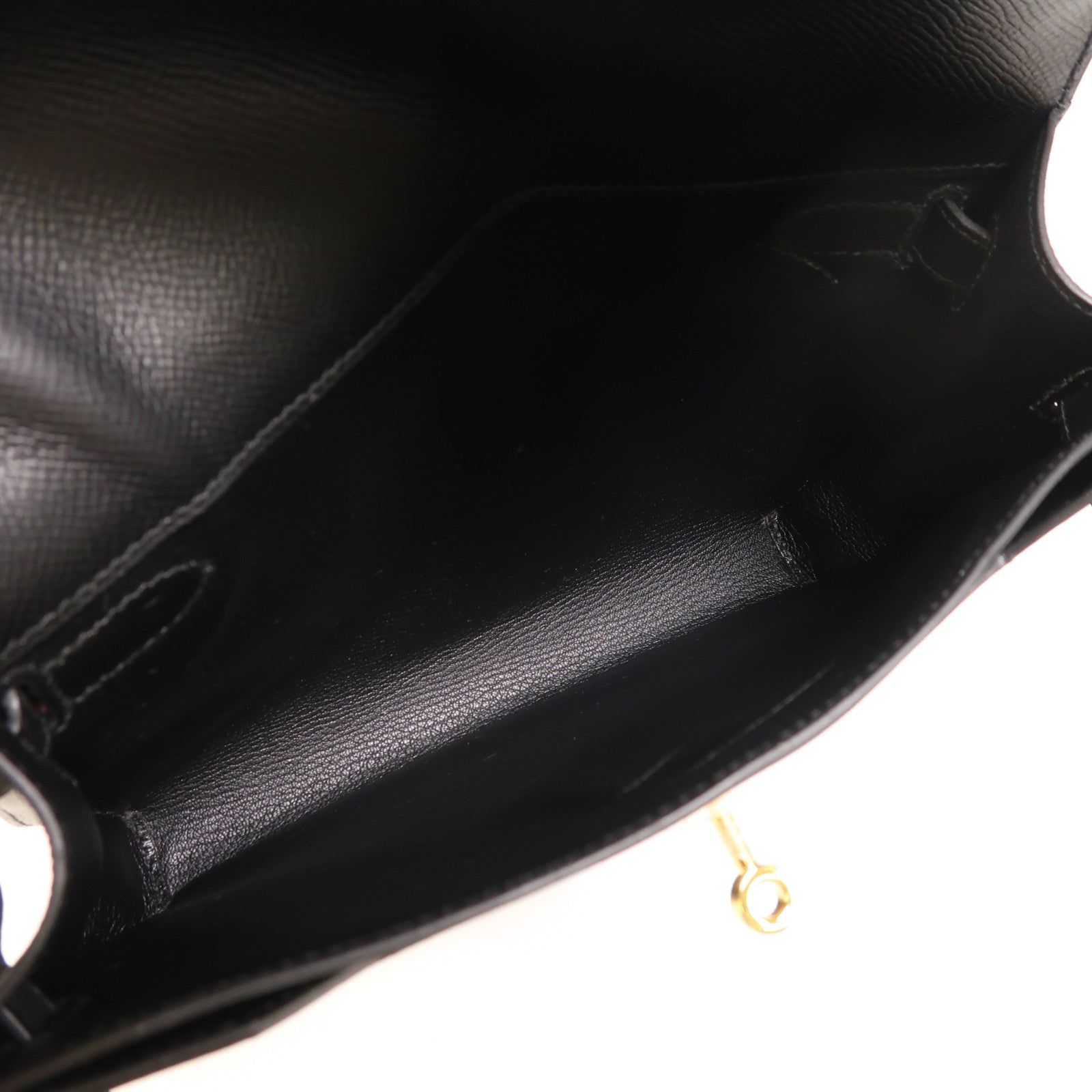 HERMES Epsom皮革Kelly Depeches 25金扣手拿包