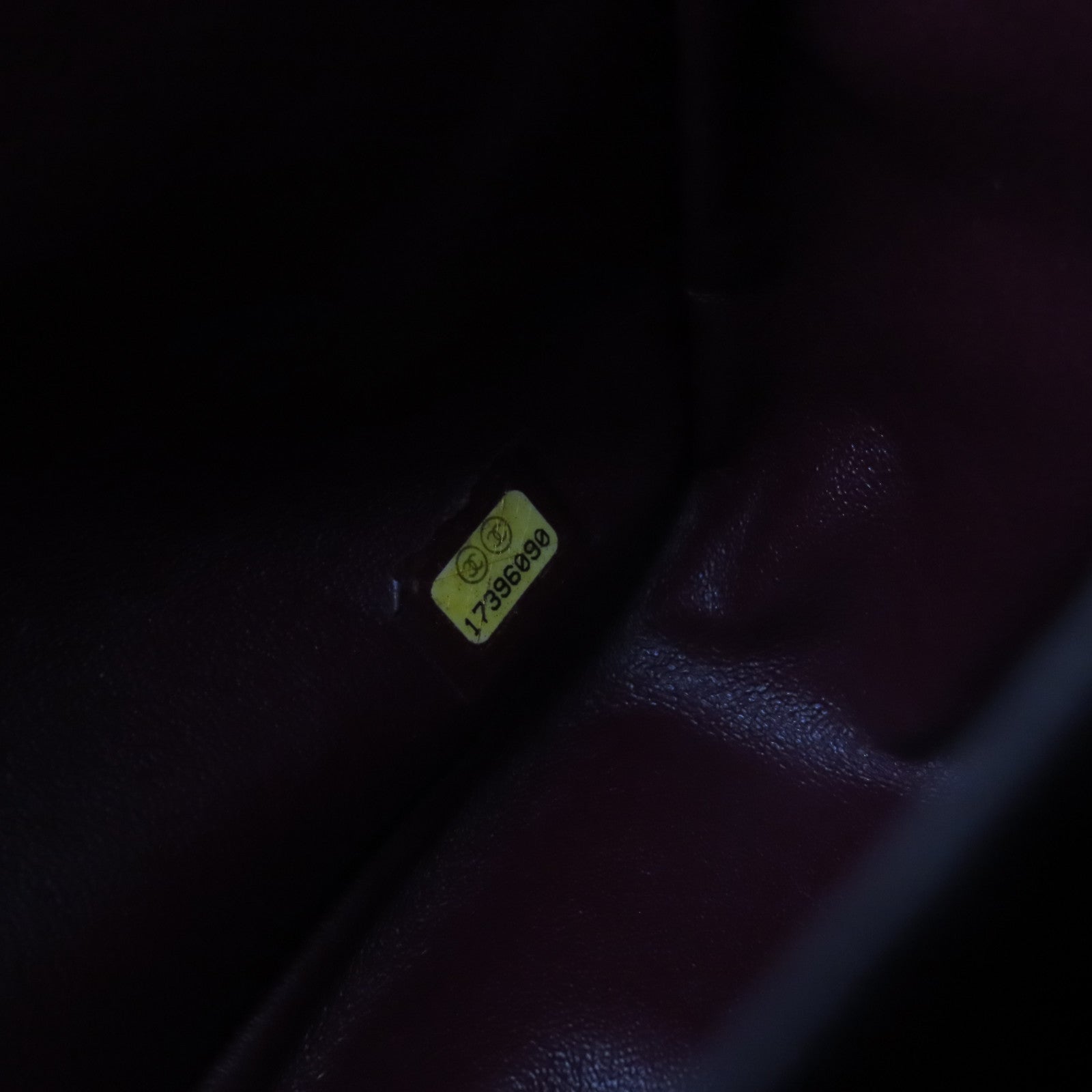 CHANEL 牛皮皮革Large Classic 30銀扣鏈帶肩背袋