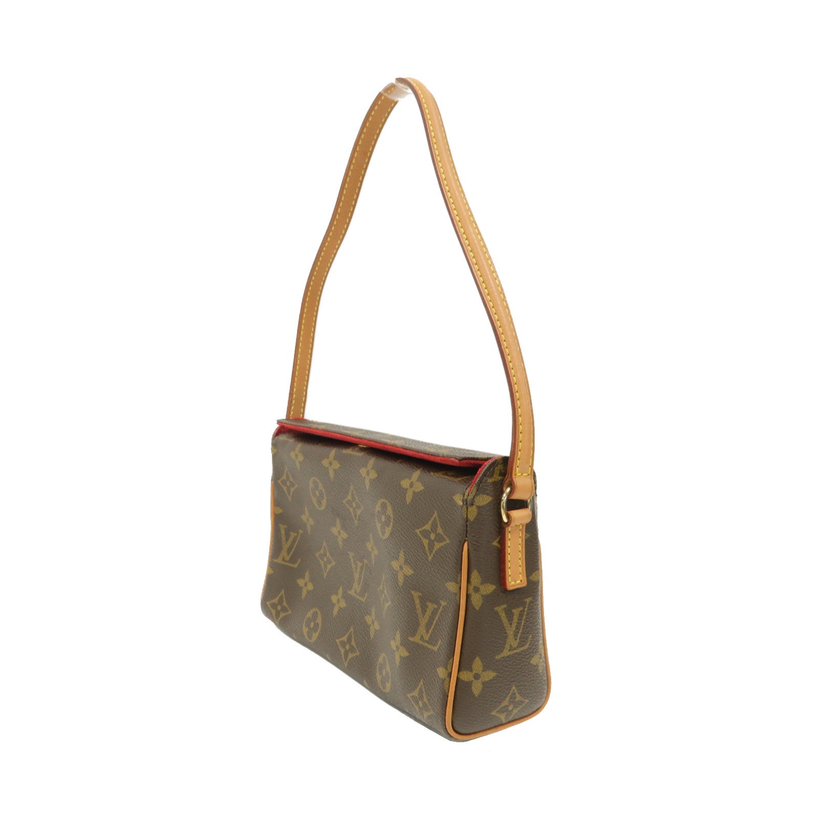 LOUIS VUITTON Monogram Recital金扣肩背袋啡色