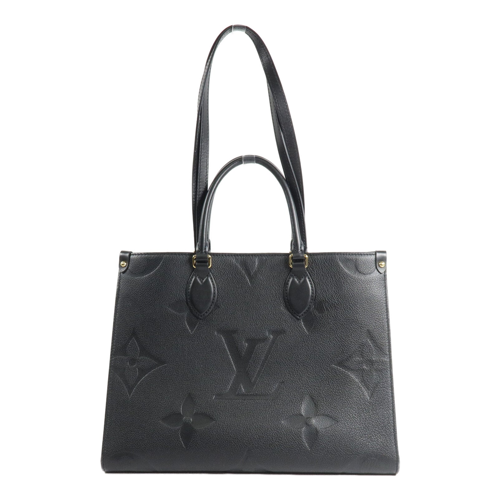 LOUIS VUITTON Monogram Empreinte On The Go MM手挽肩背兩用袋