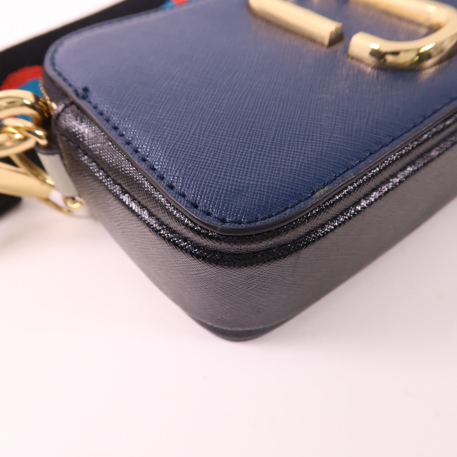 MARC JACOBS 牛皮皮革Shoulder Bag金扣肩背袋