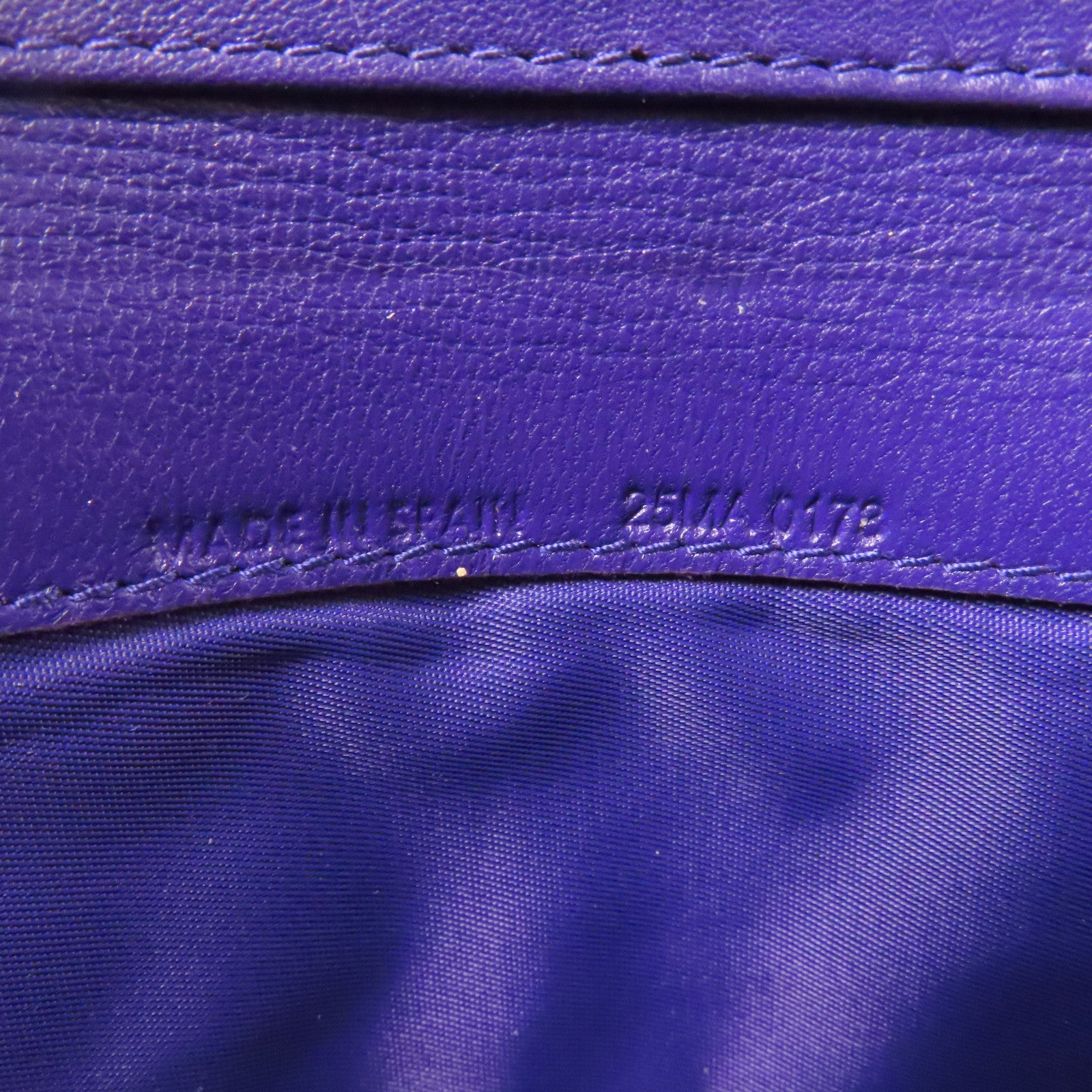 Dior 羊皮皮革Rendez Vous Wallets長錢包紫色