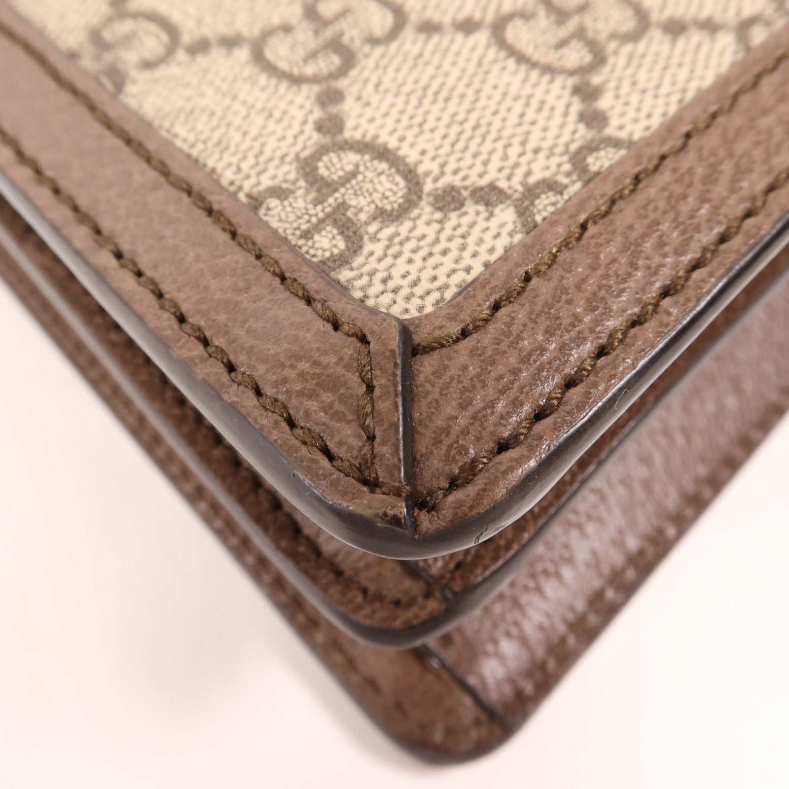 GUCCI 塗層帆布2 Way Shoulder金扣手挽肩背兩用袋