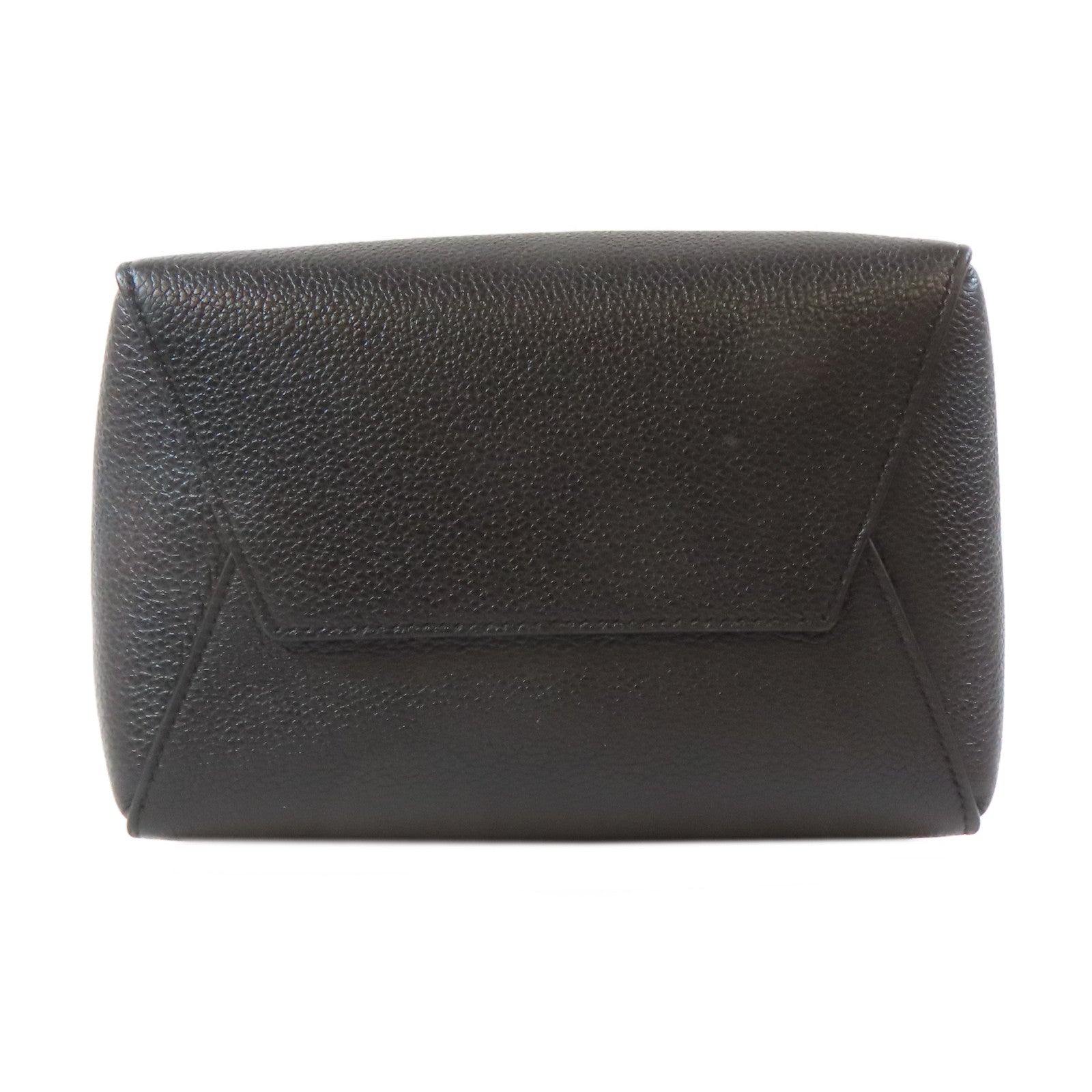 CELINE 牛皮皮革Sangle Bucket Small金扣肩背袋黑色