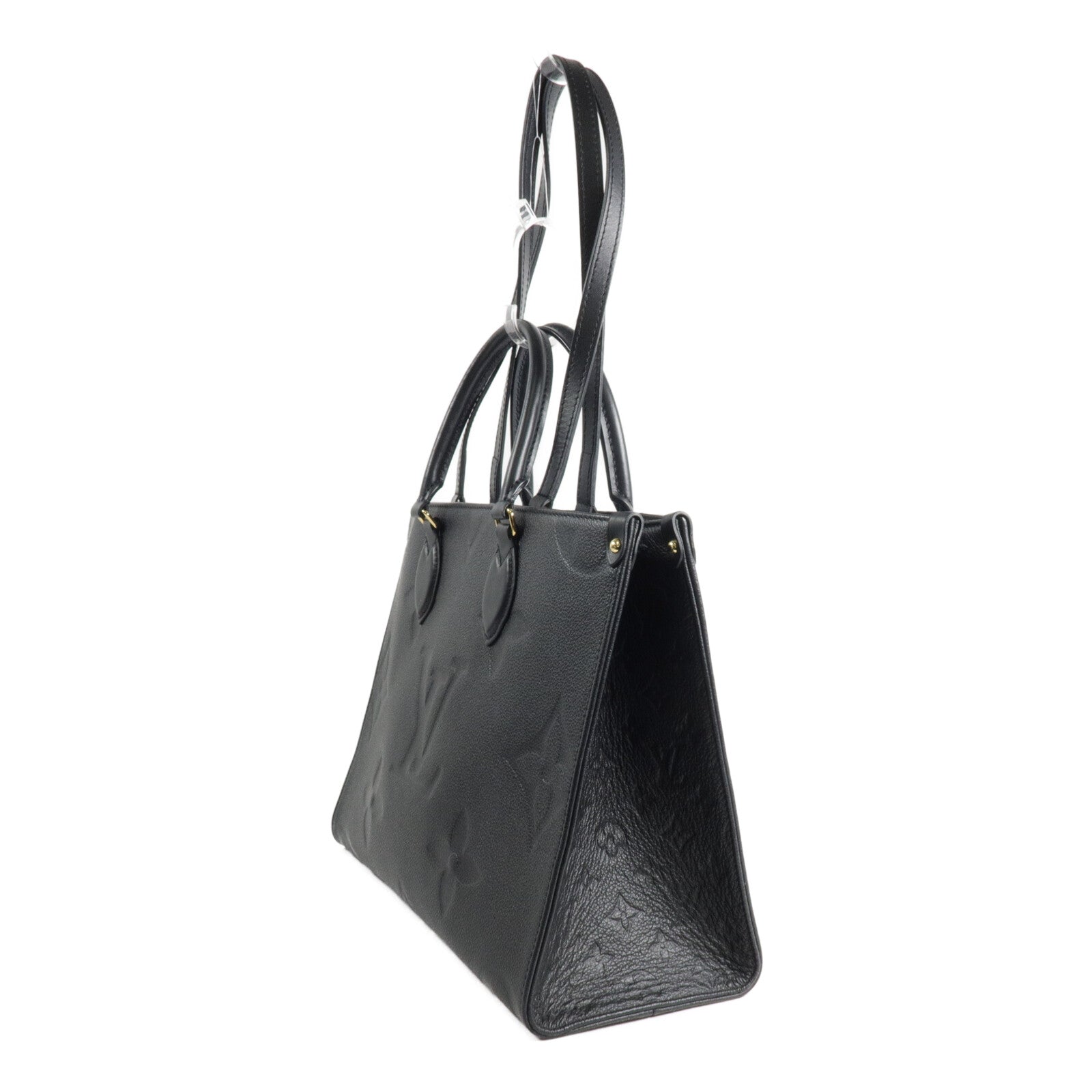 LOUIS VUITTON Monogram Empreinte On The Go MM手挽肩背兩用袋