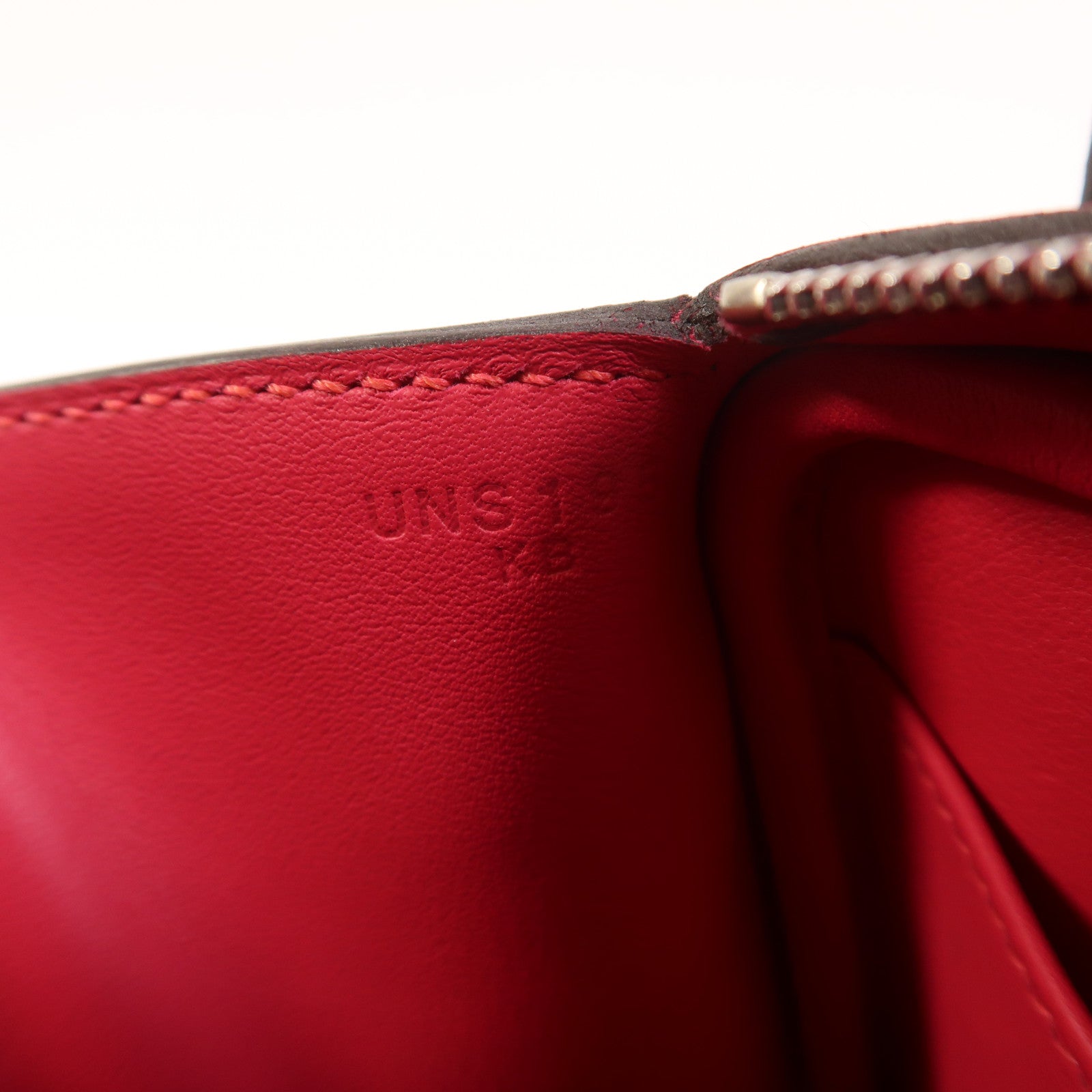 HERMES Clemence皮革Mini Lindy銀扣手挽肩背兩用袋Rose Extreme