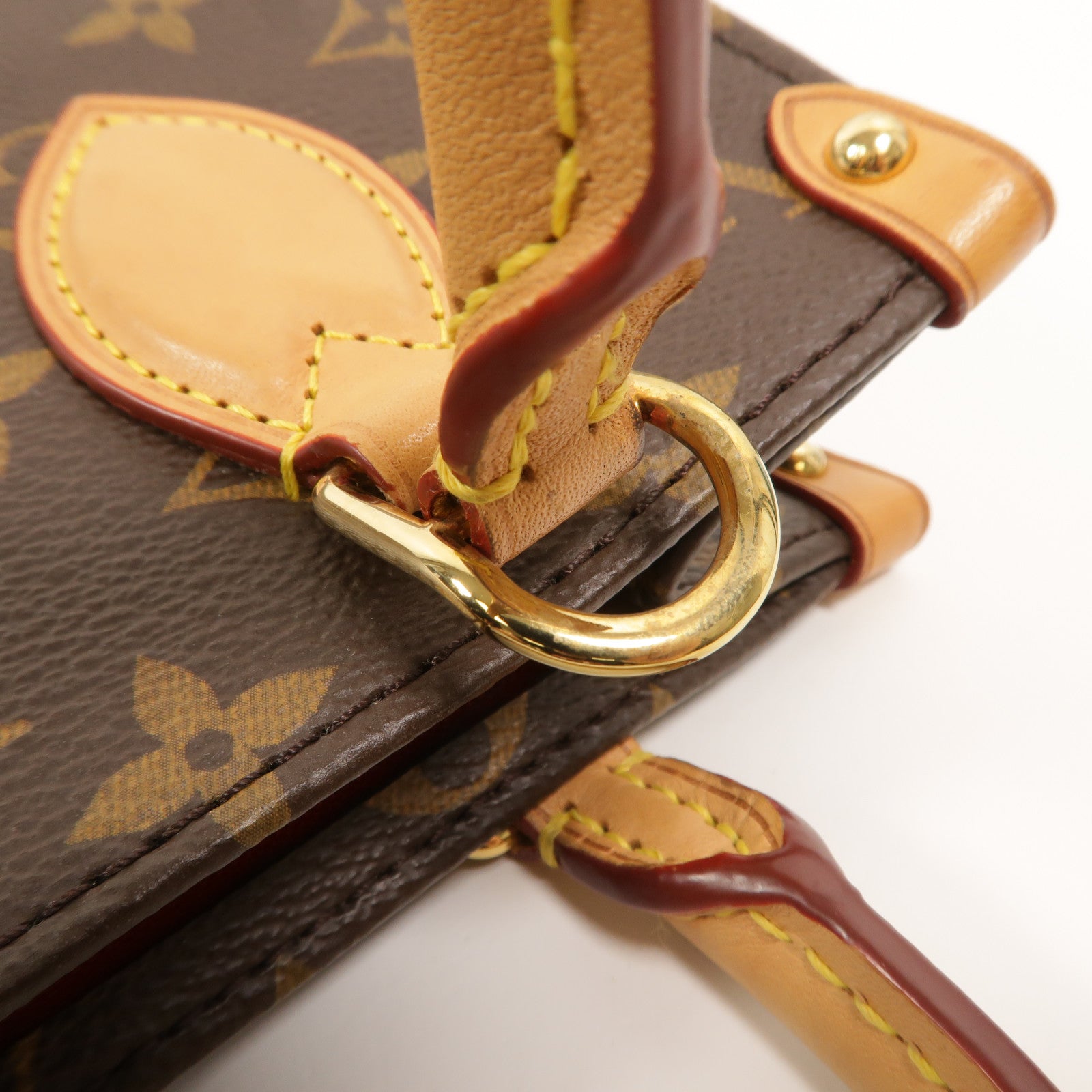 LOUIS VUITTON Monogram Sac Plat BB手挽肩背兩用袋