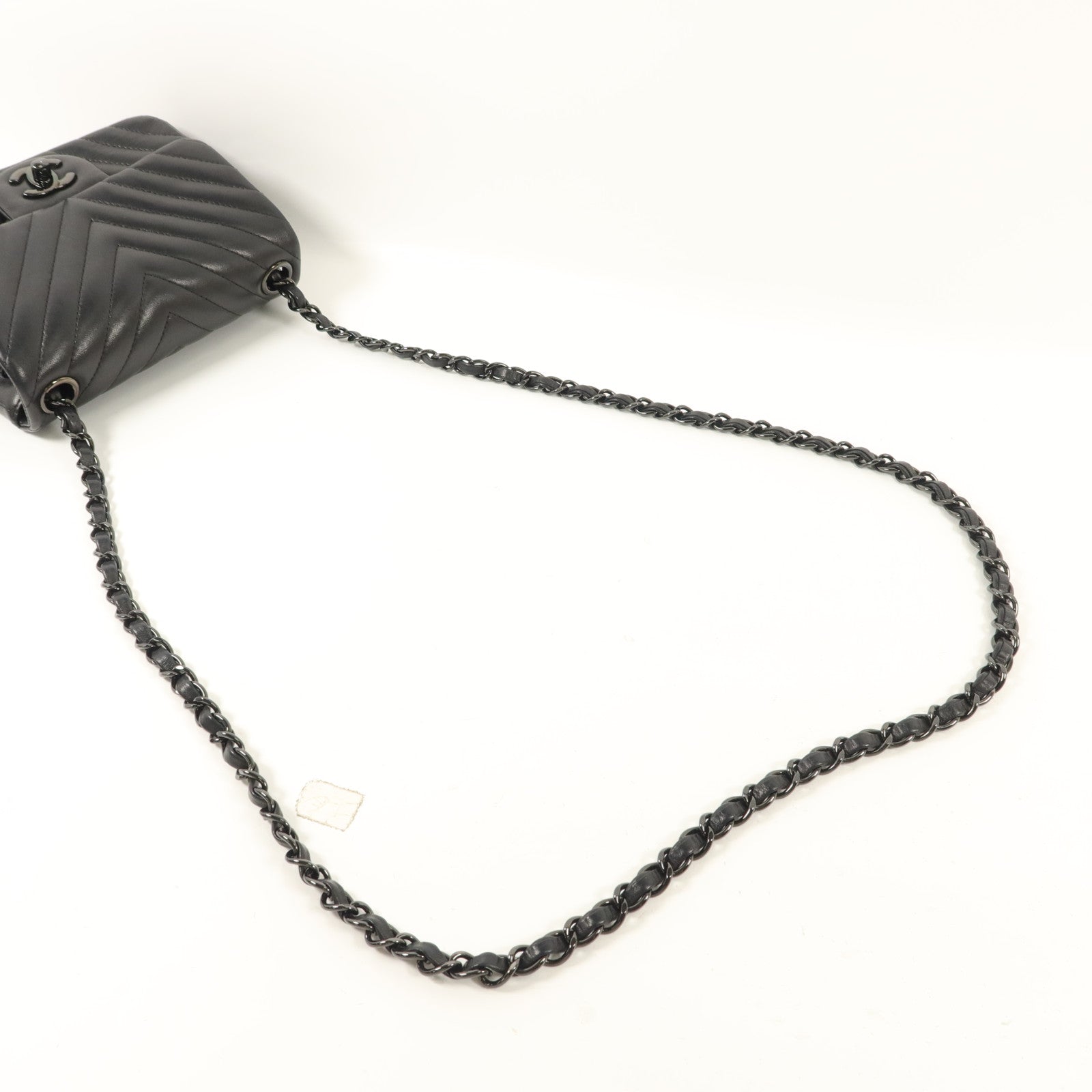 CHANEL 羊皮皮革Mini Flap Bag鏈帶肩背袋