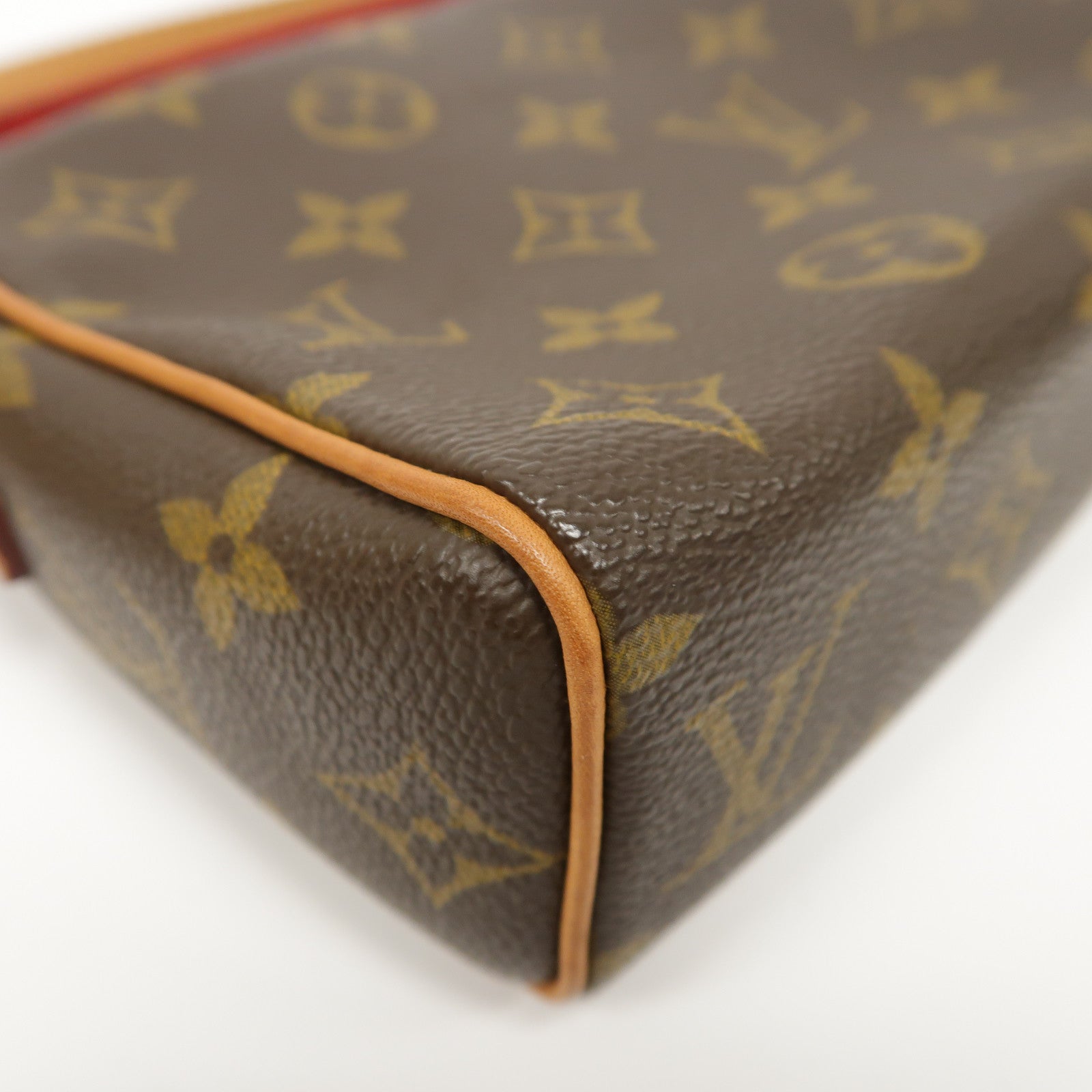 LOUIS VUITTON Monogram Recital金扣肩背袋啡色
