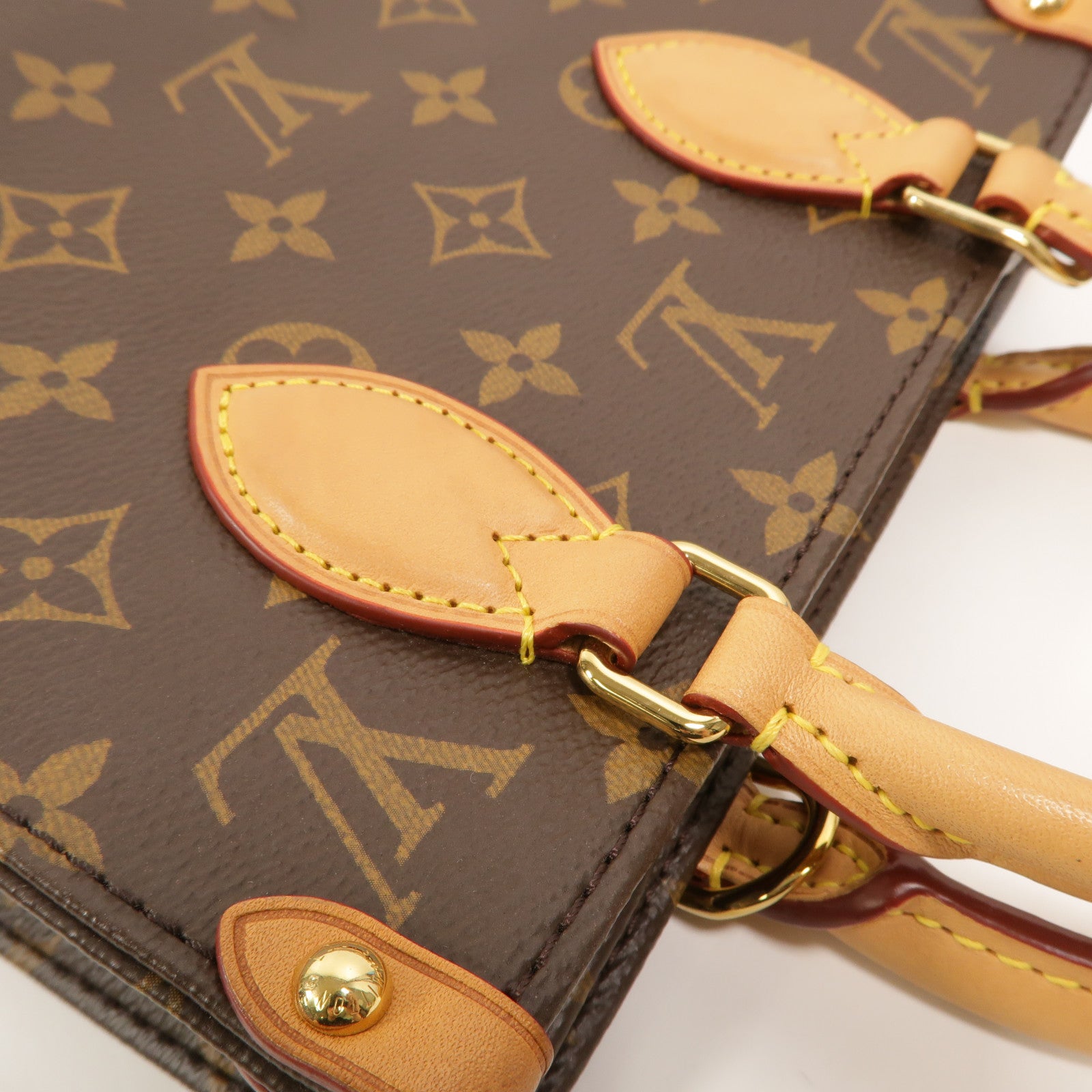 LOUIS VUITTON Monogram Sac Plat BB手挽肩背兩用袋