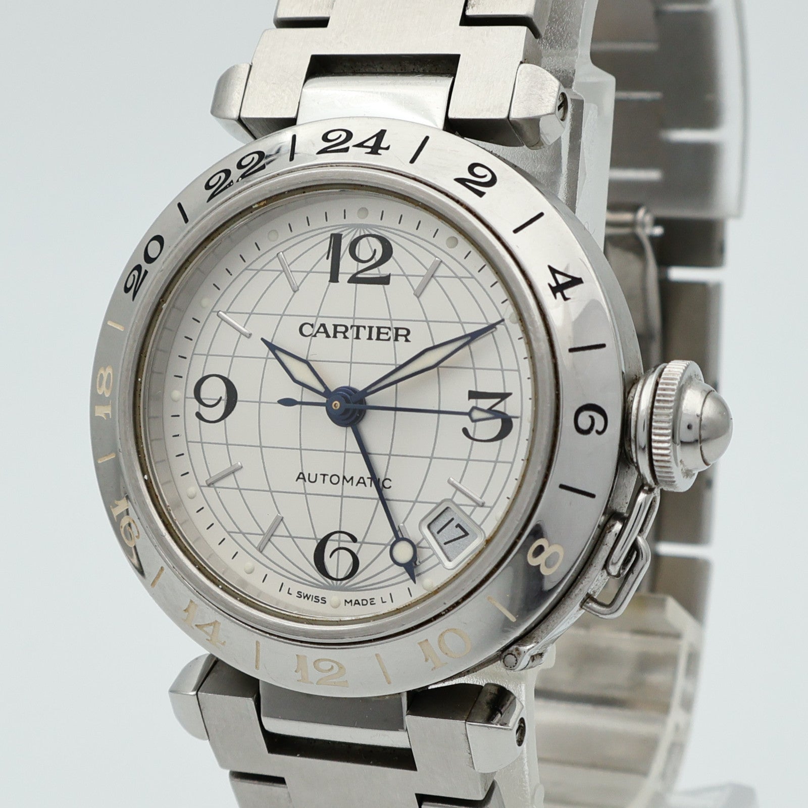 CARTIER Pasha C GMT W31029M7