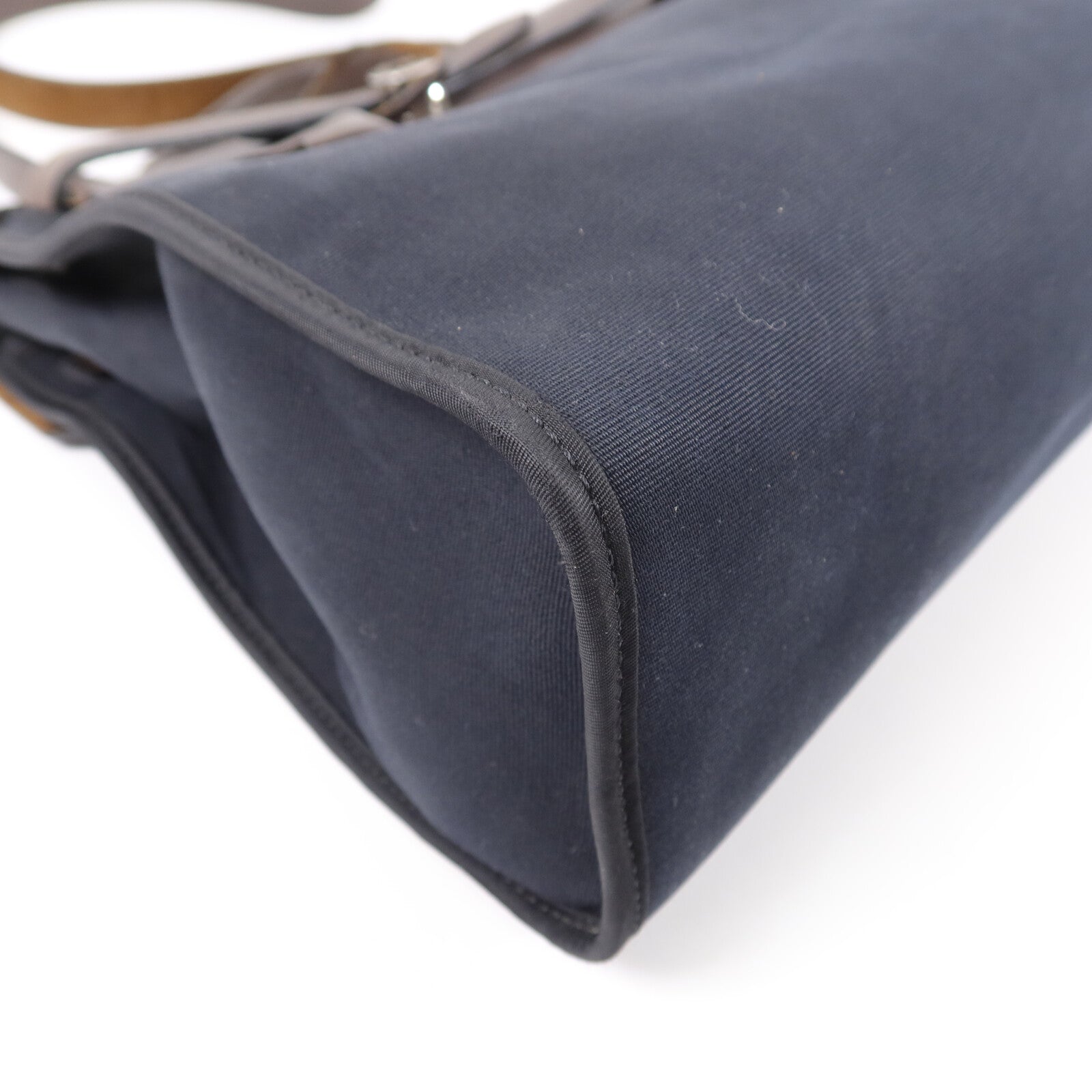 HERMES 帆布Herbag PM手挽肩背兩用袋Noir
