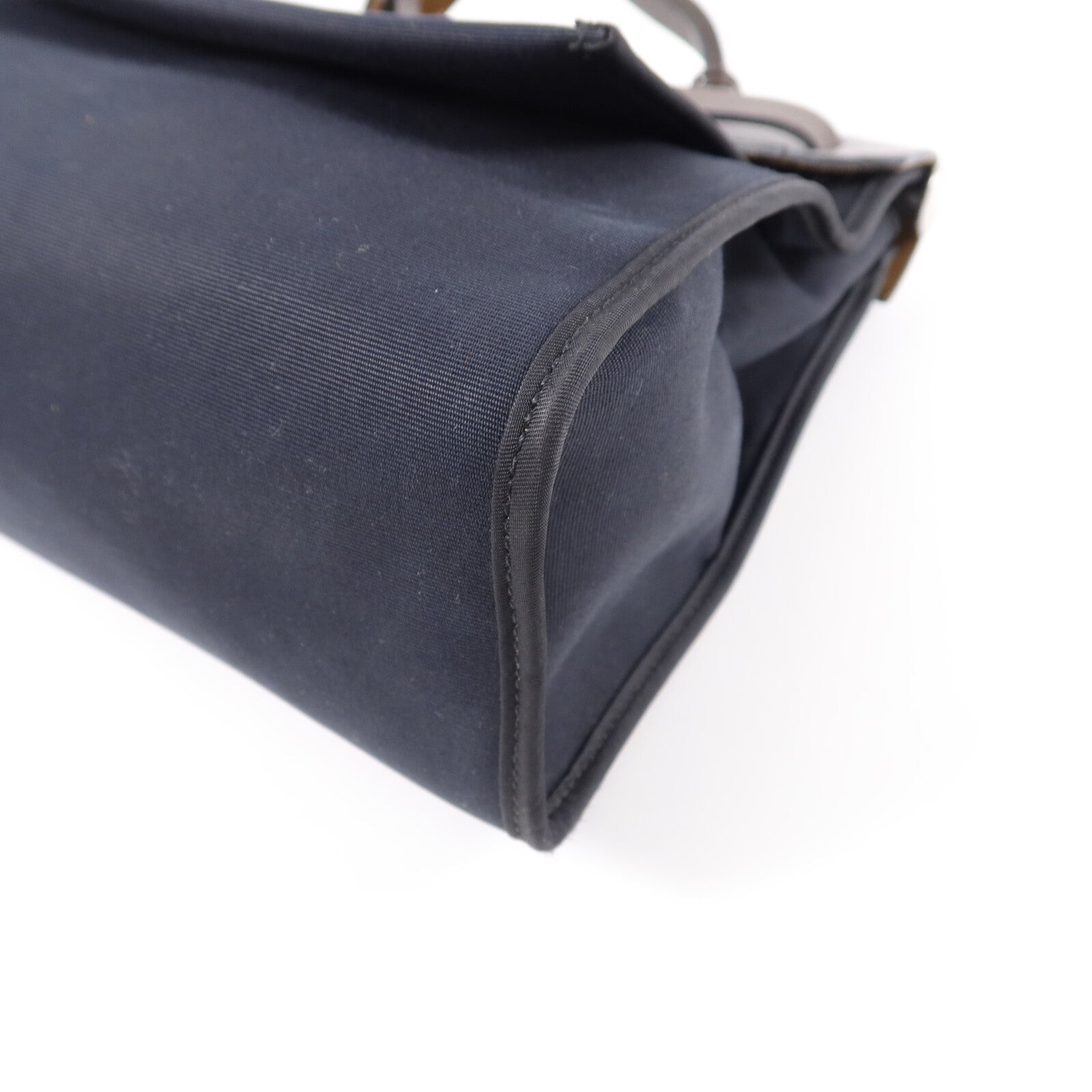 HERMES 帆布Herbag PM手挽肩背兩用袋Noir