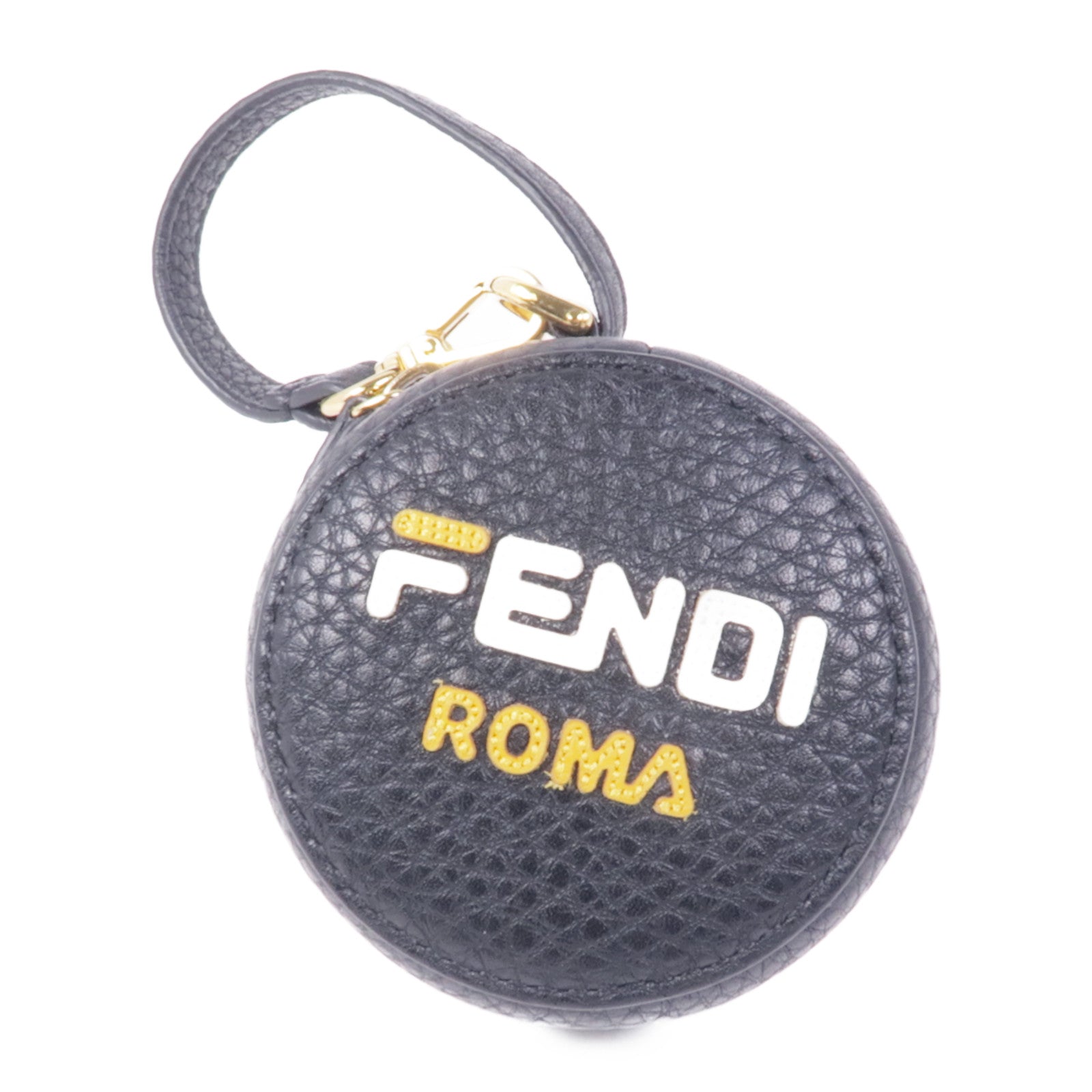FENDI 皮革/尼龍Backpack Charm金扣背包/掛飾
