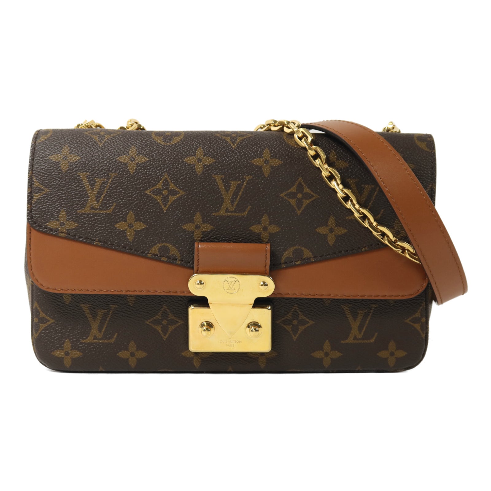 LOUIS VUITTON Monogram Marceau鏈帶肩背袋