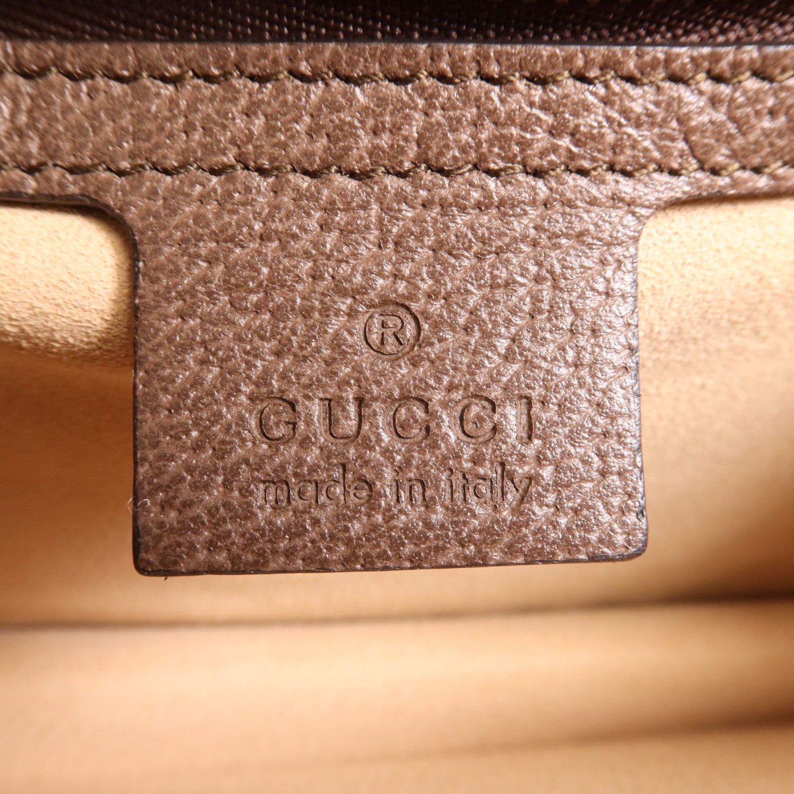 GUCCI 塗層帆布2 Way Shoulder金扣手挽肩背兩用袋