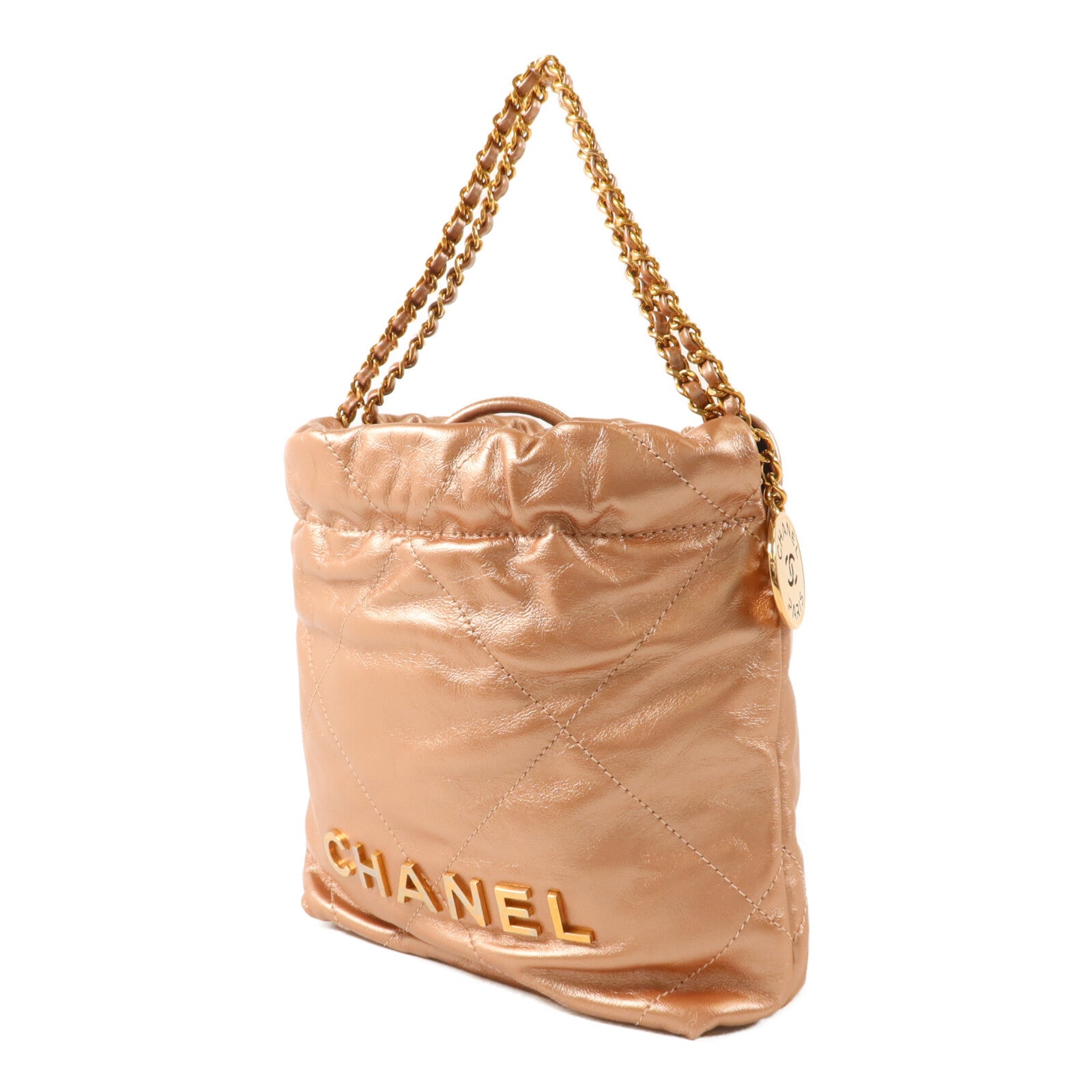CHANEL 牛皮皮革Chanel 22 Mini手挽肩背兩用袋