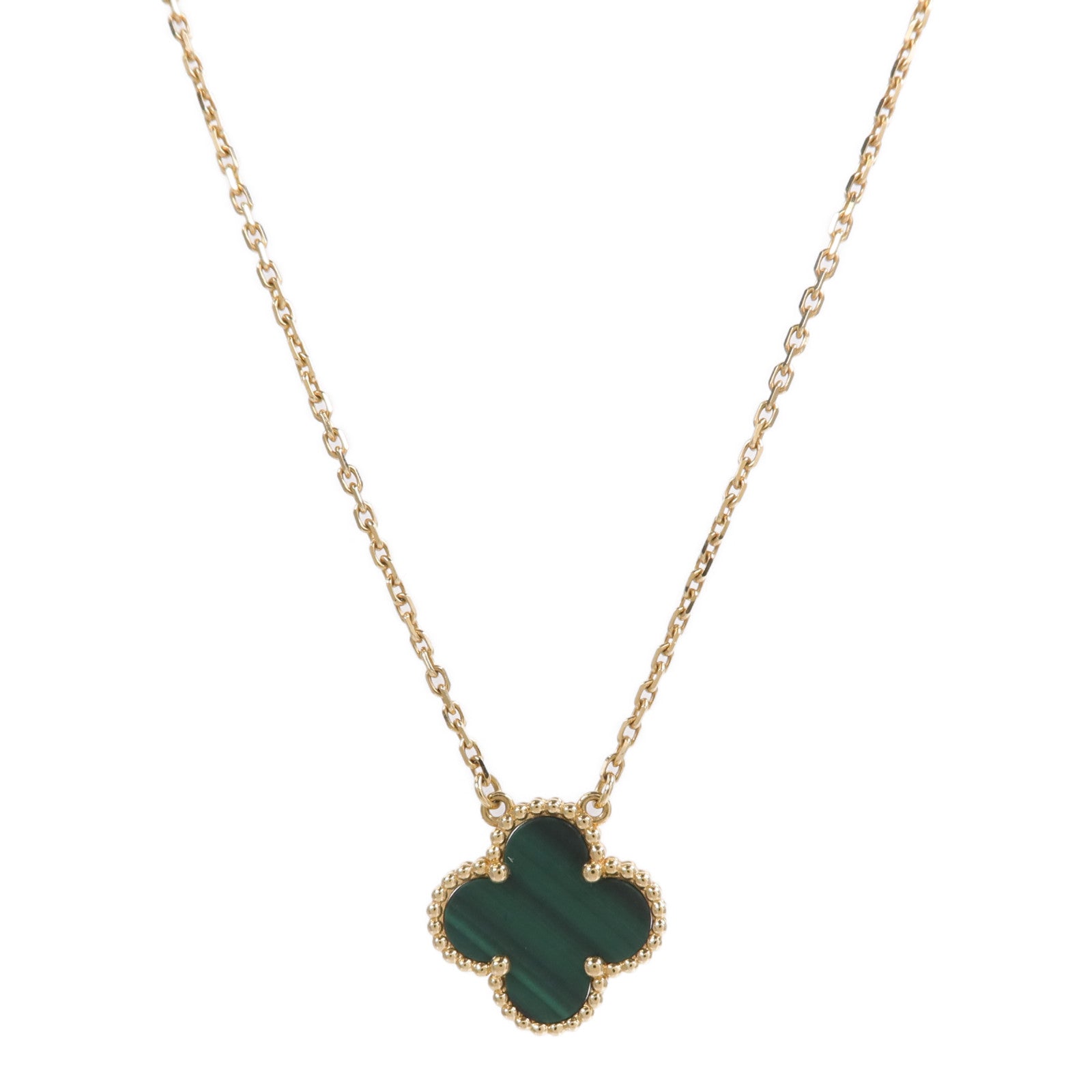 Van Cleef & Arpels 18K黃金Vintage Alhambra Pendant項鍊