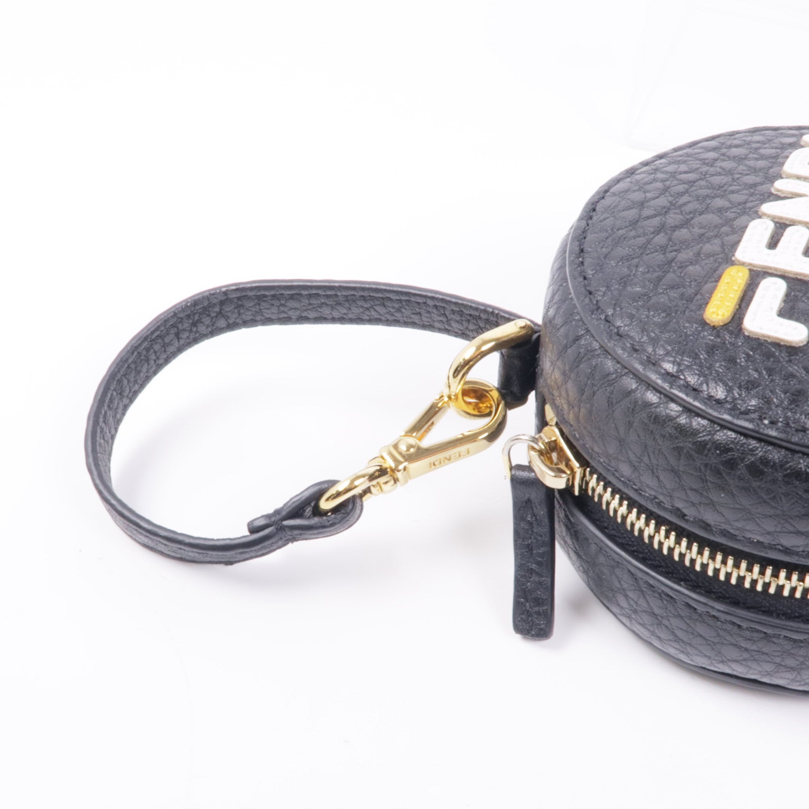 FENDI 皮革/尼龍Backpack Charm金扣背包/掛飾