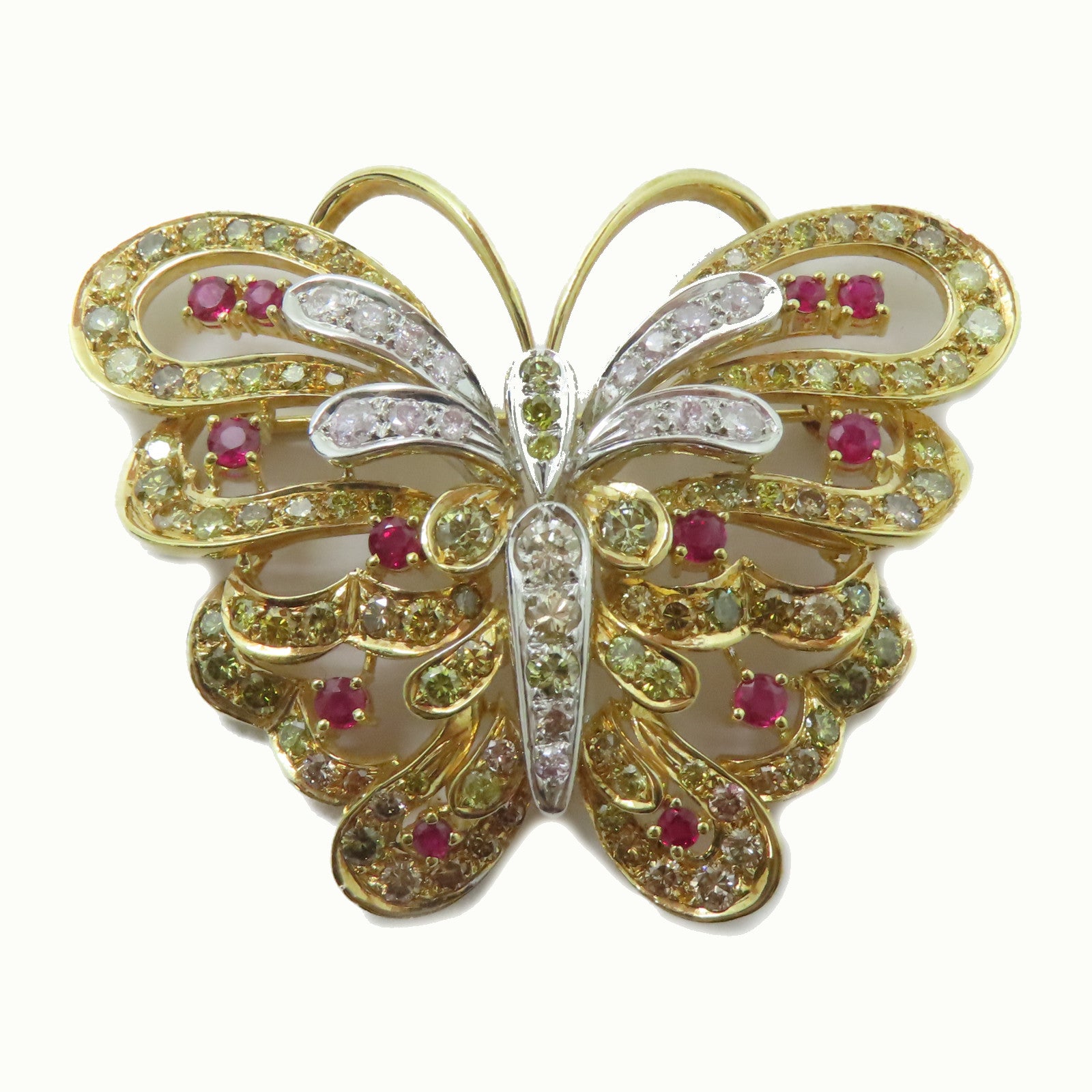 JEWELRY 【激減優惠】18K黄金Diamond Brooch鑽石胸針