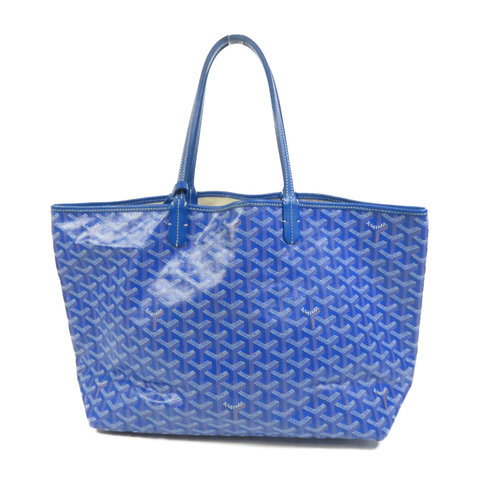 GOYARD 塗層帆布Saint Louis PM Stripes And Initials手挽袋