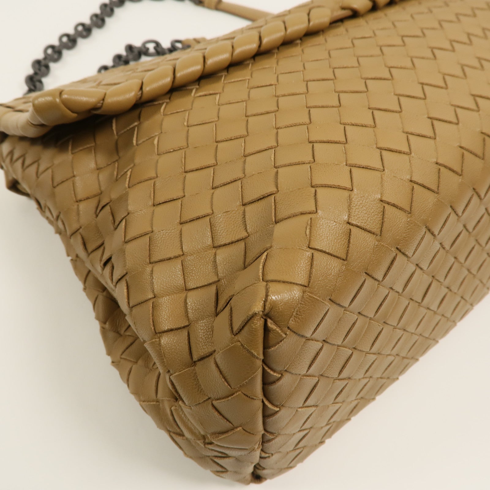 BOTTEGA VENETA 羊皮皮革Chain Shoulder鏈帶肩背袋