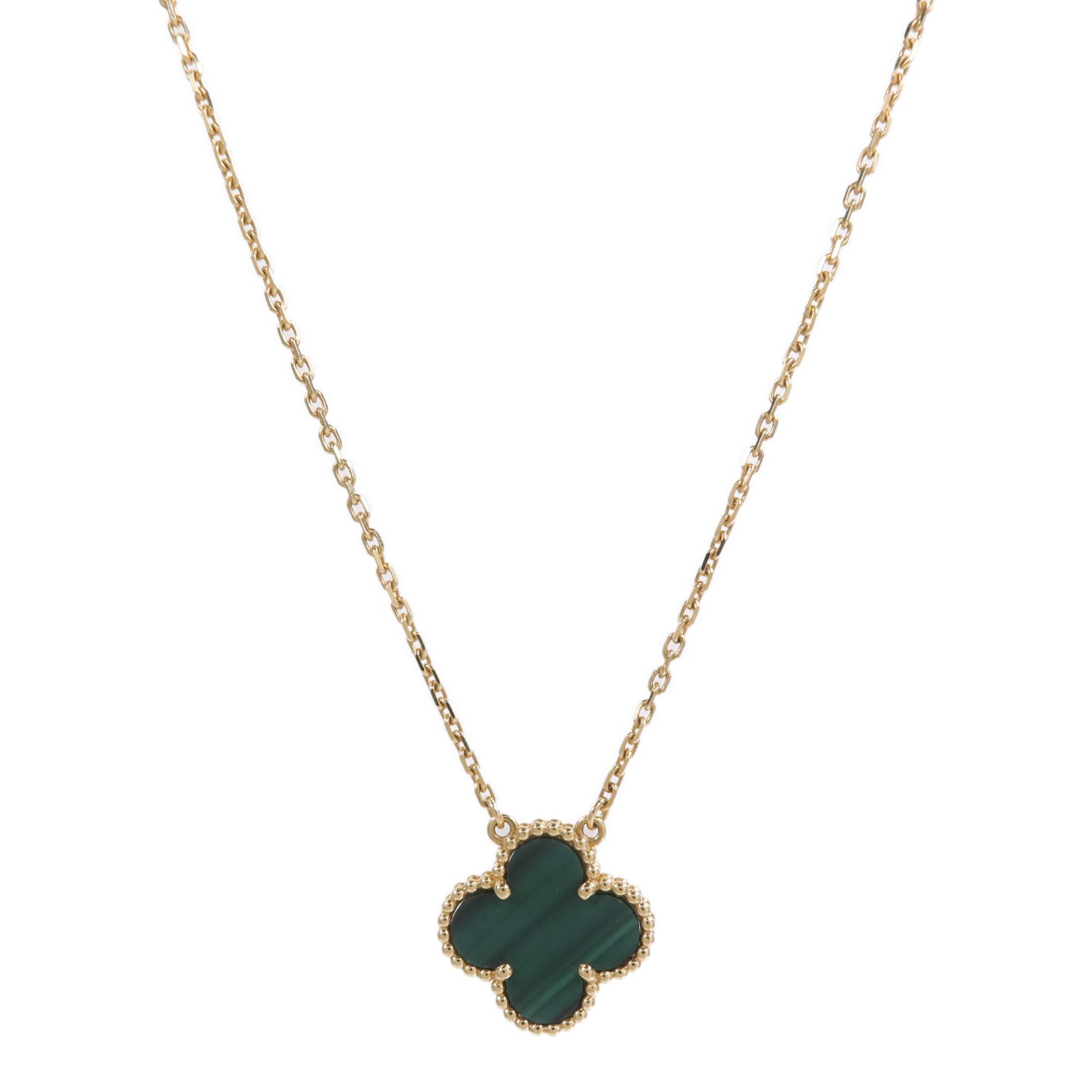 Van Cleef & Arpels 18K黃金Vintage Alhambra Pendant項鍊