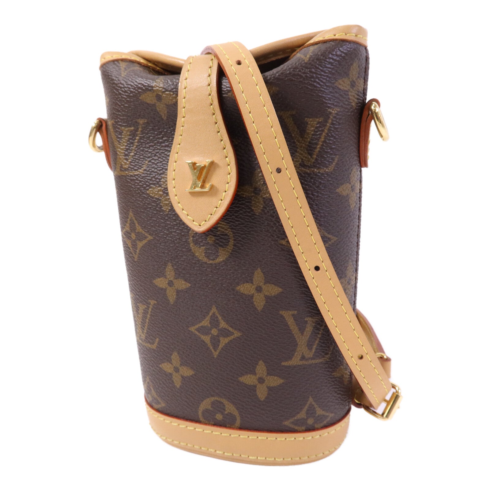 LOUIS VUITTON Monogram Fold Me Pouch金扣肩背袋