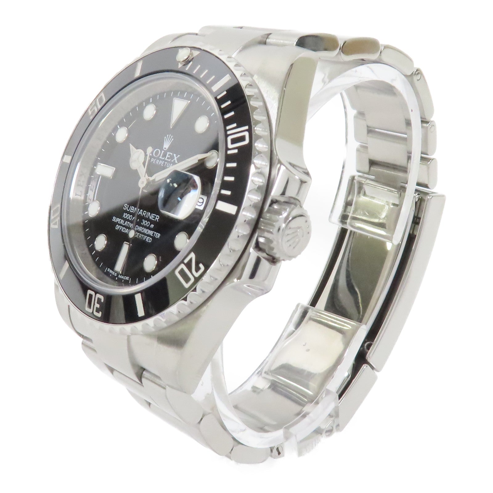 ROLEX 不鏽鋼Submariner Date 40mm手錶自動機芯黑色
