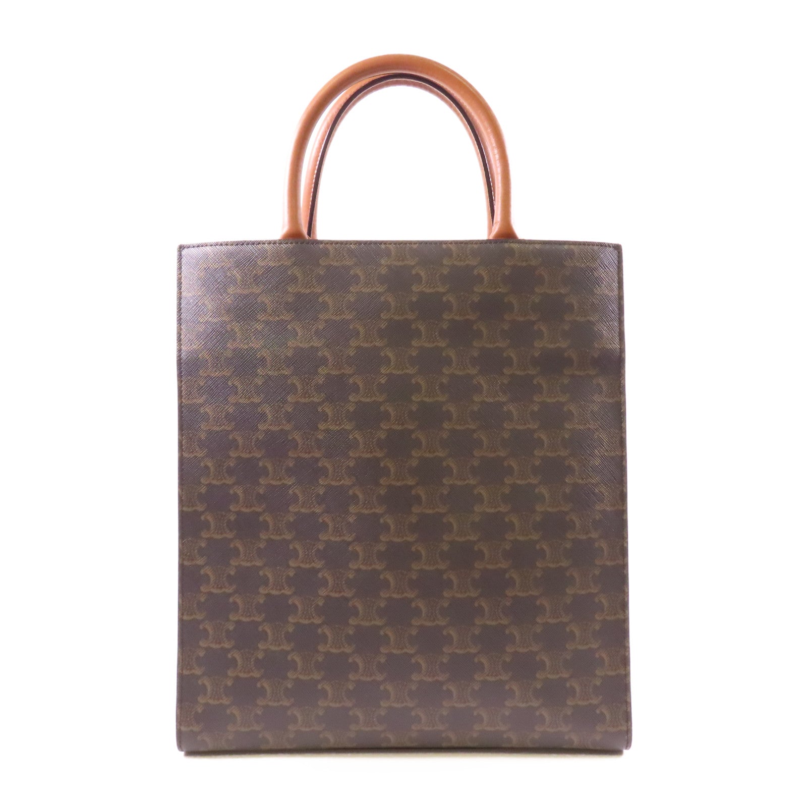 CELINE 塗層帆布2 Way Shoulder金扣手挽肩背兩用袋