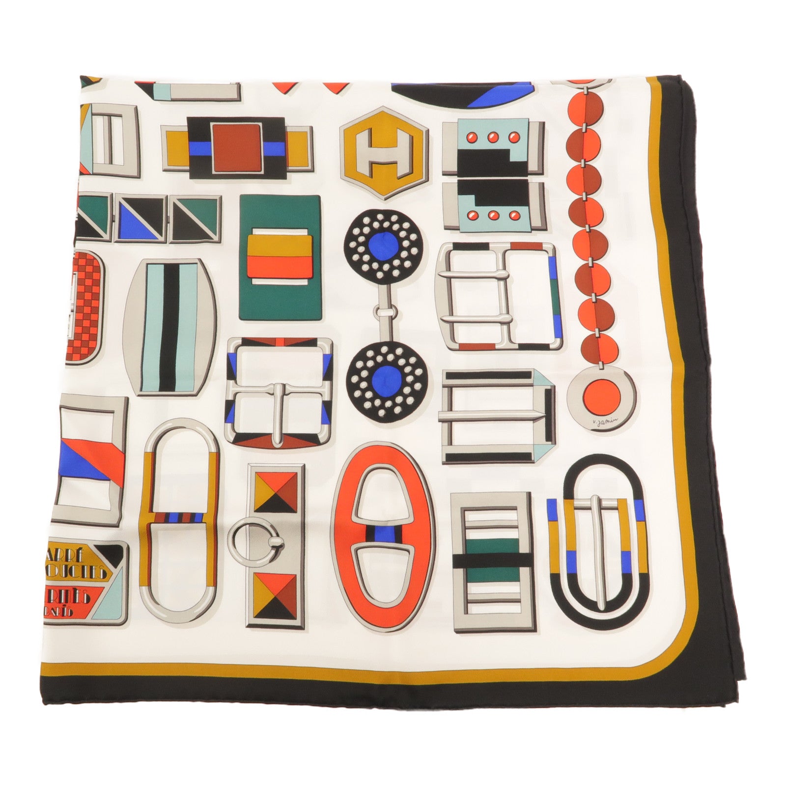 HERMES 絲質Scarf 90X90絲巾