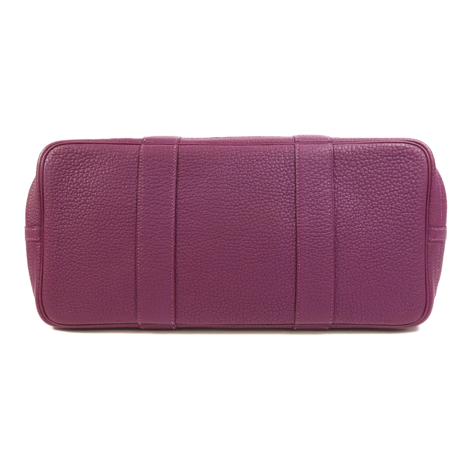 HERMES Negonda皮革GardenParty PM銀扣手挽袋Anemone