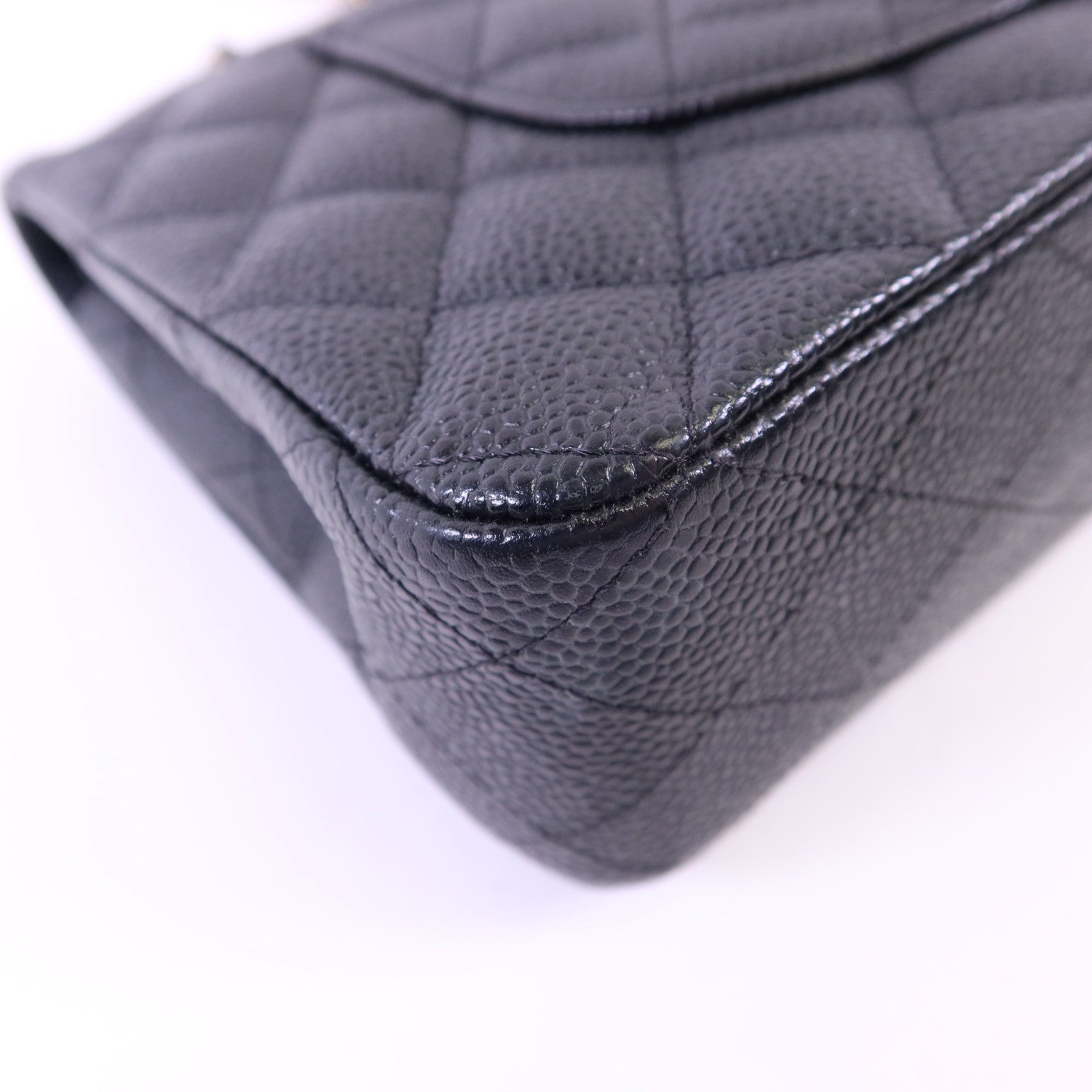 CHANEL 牛皮皮革Classic 25金扣鏈帶肩背袋