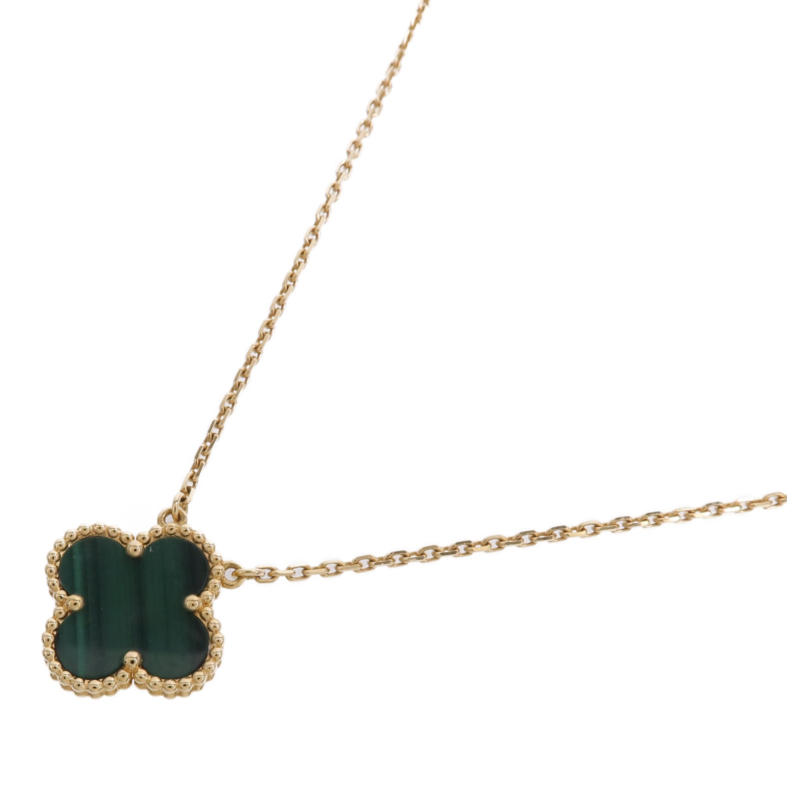 Van Cleef & Arpels 18K黃金Vintage Alhambra Pendant項鍊