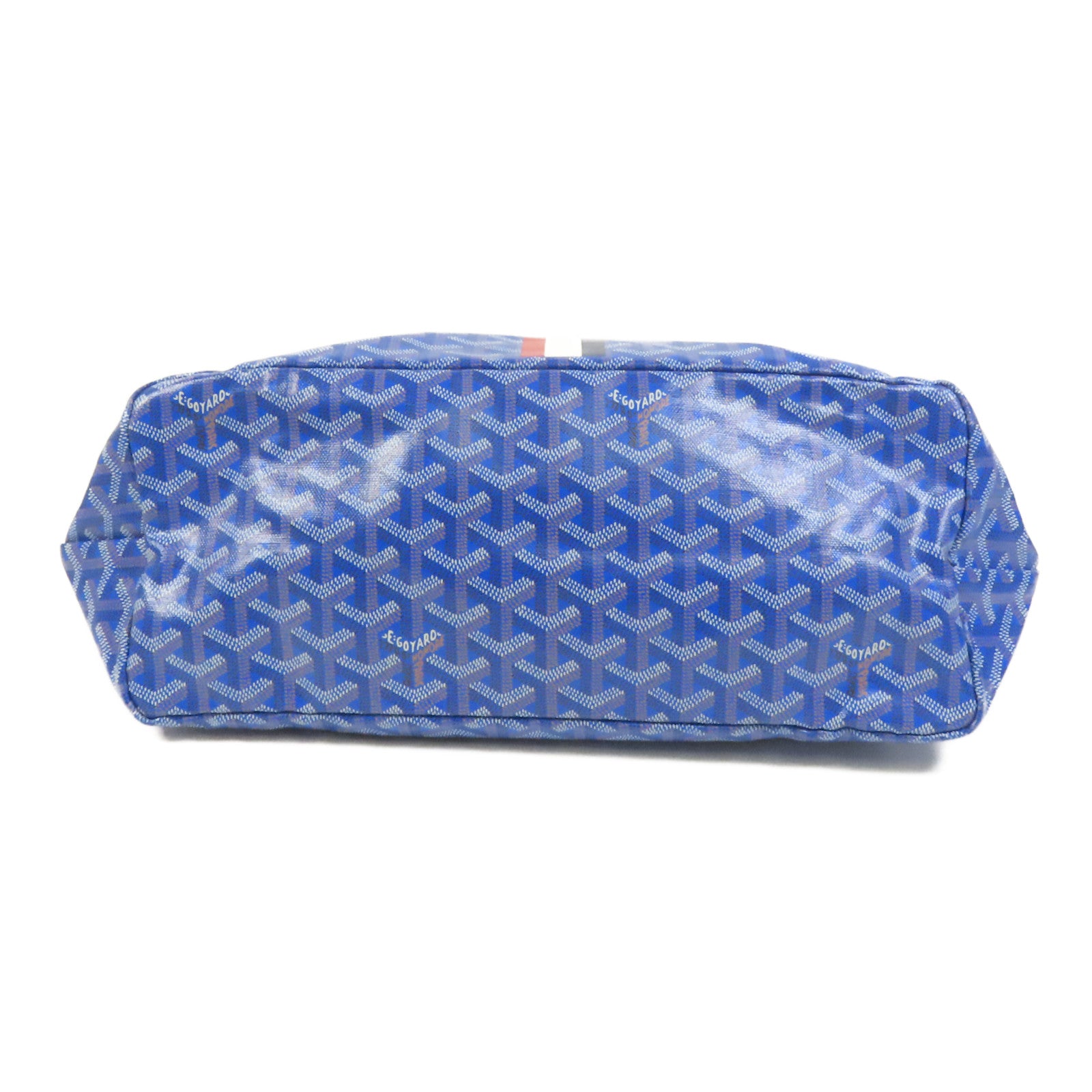 GOYARD 塗層帆布Saint Louis PM Stripes And Initials手挽袋