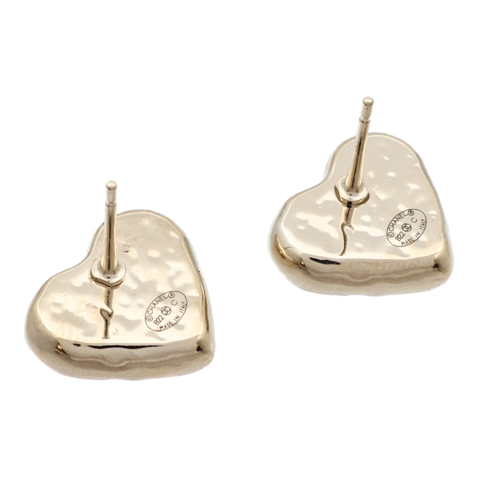 CHANEL 金屬Heart Earring耳環