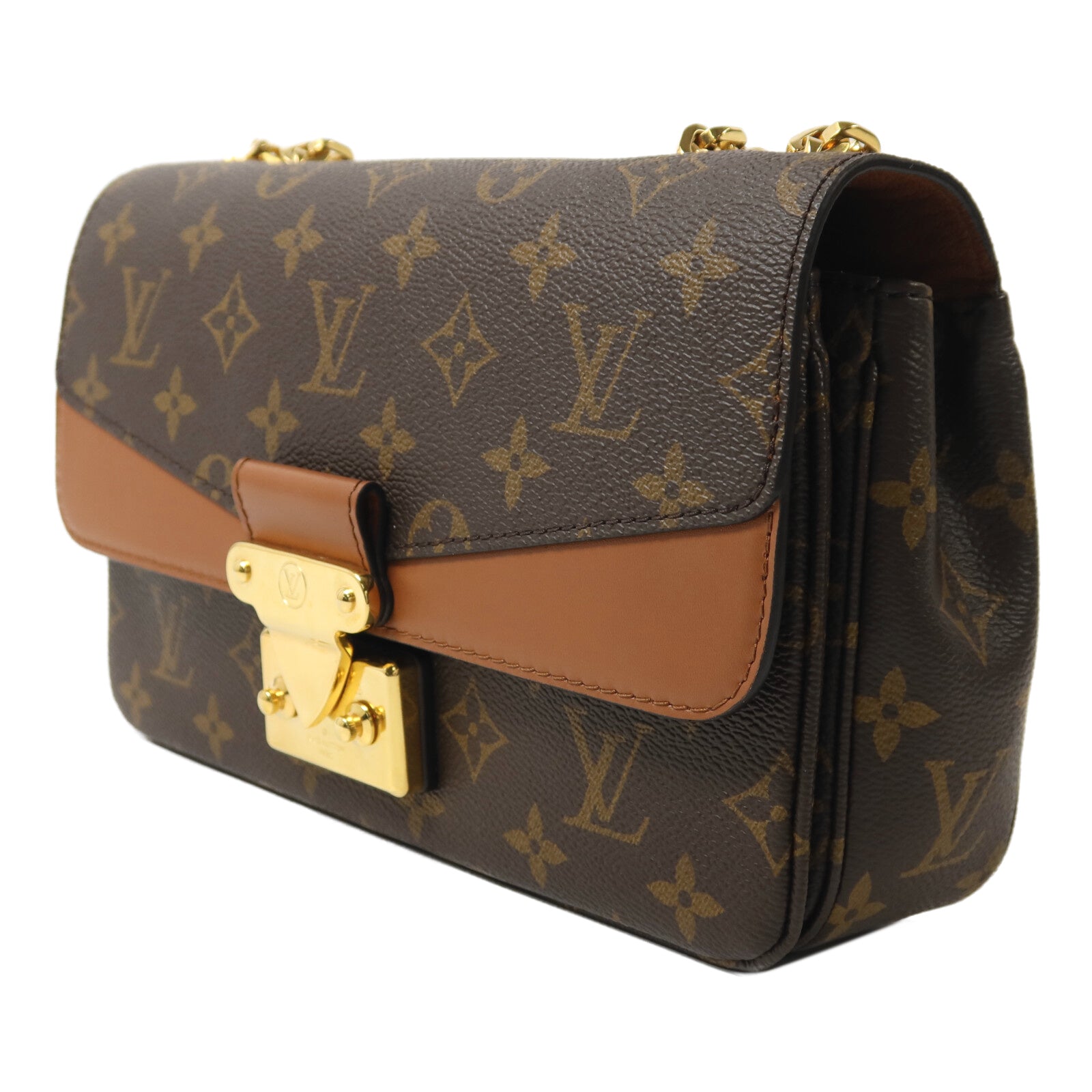 LOUIS VUITTON Monogram Marceau鏈帶肩背袋