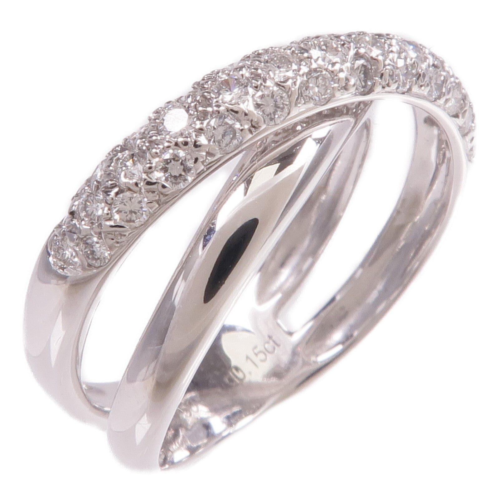 JEWELRY 【激減優惠】18K白金Diamond Ring鑽石戒指US#6.25