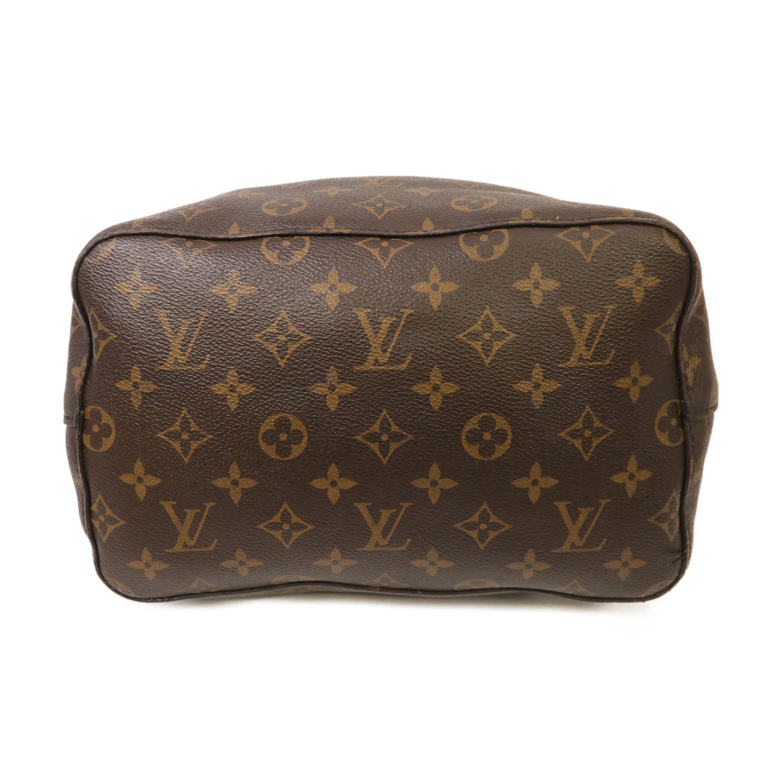 LOUIS VUITTON Monogram Neo Noe MM金扣肩背袋棕色