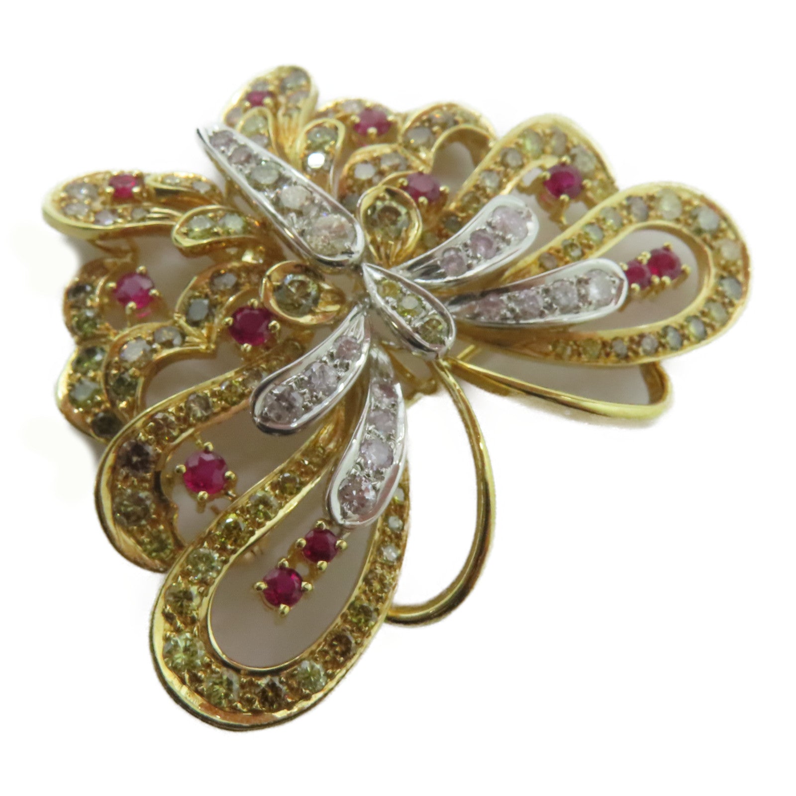 JEWELRY 【激減優惠】18K黄金Diamond Brooch鑽石胸針