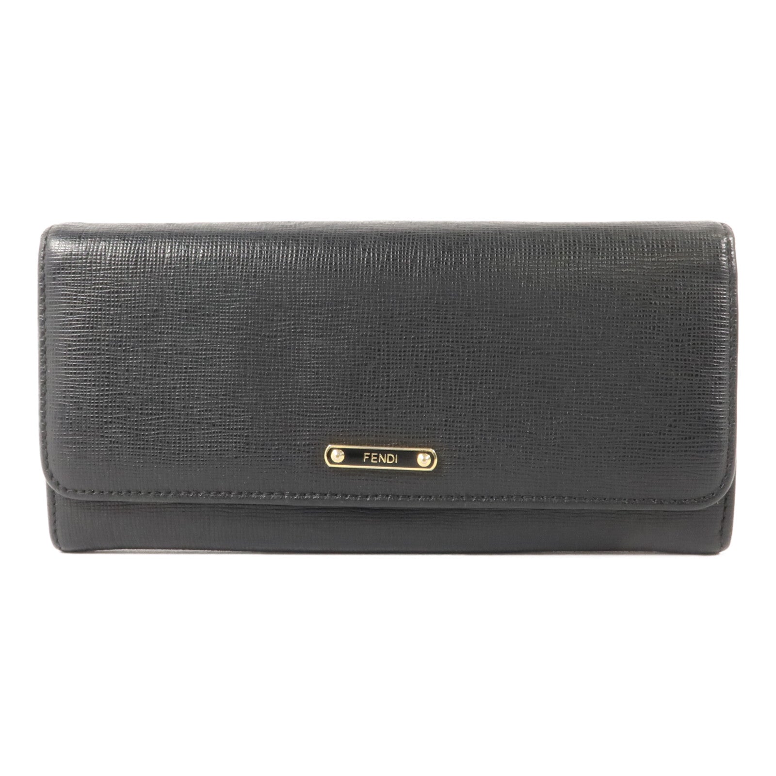 FENDI Saffiano皮革Long Wallet長錢包