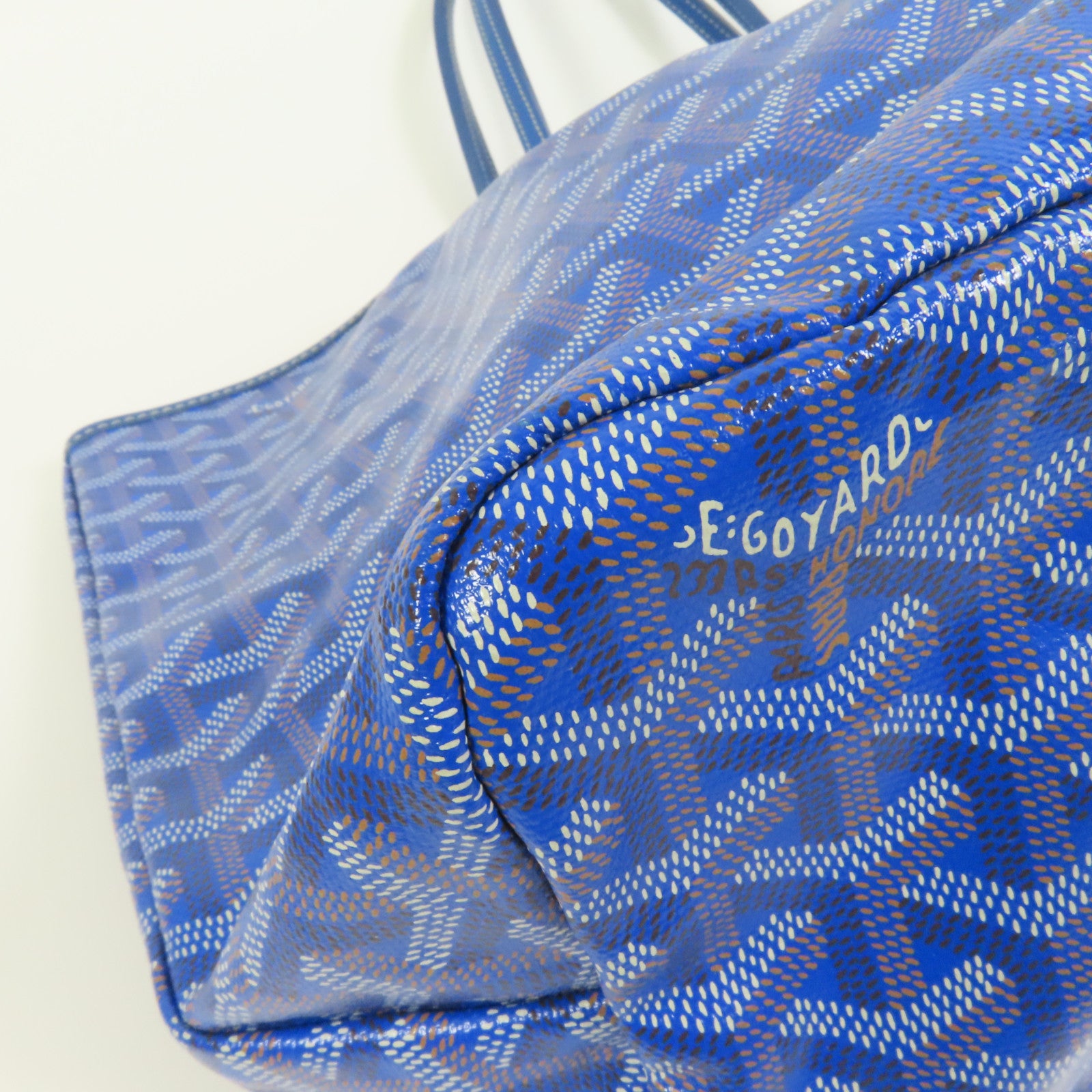 GOYARD 塗層帆布Saint Louis PM Stripes And Initials手挽袋