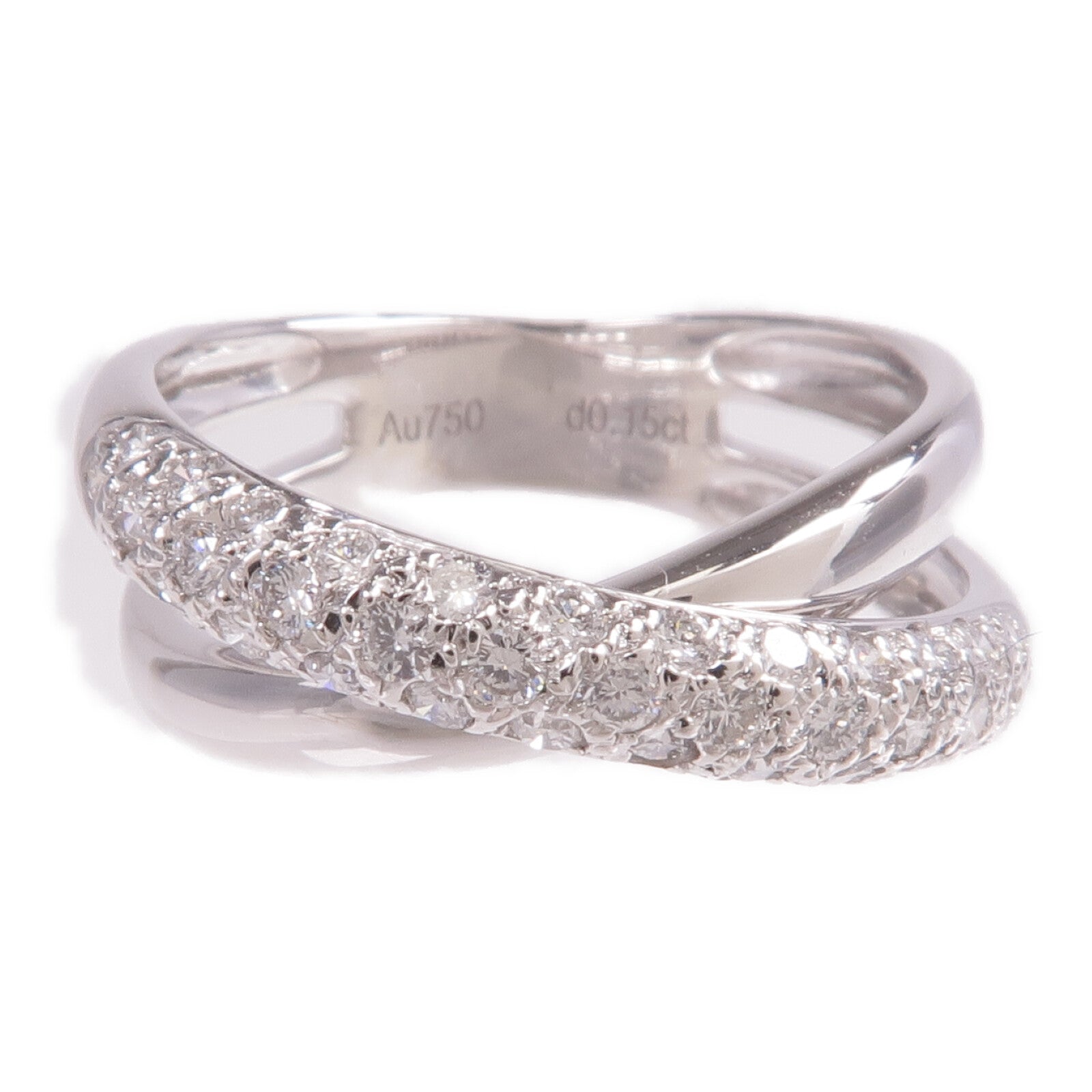 JEWELRY 【激減優惠】18K白金Diamond Ring鑽石戒指US#6.25