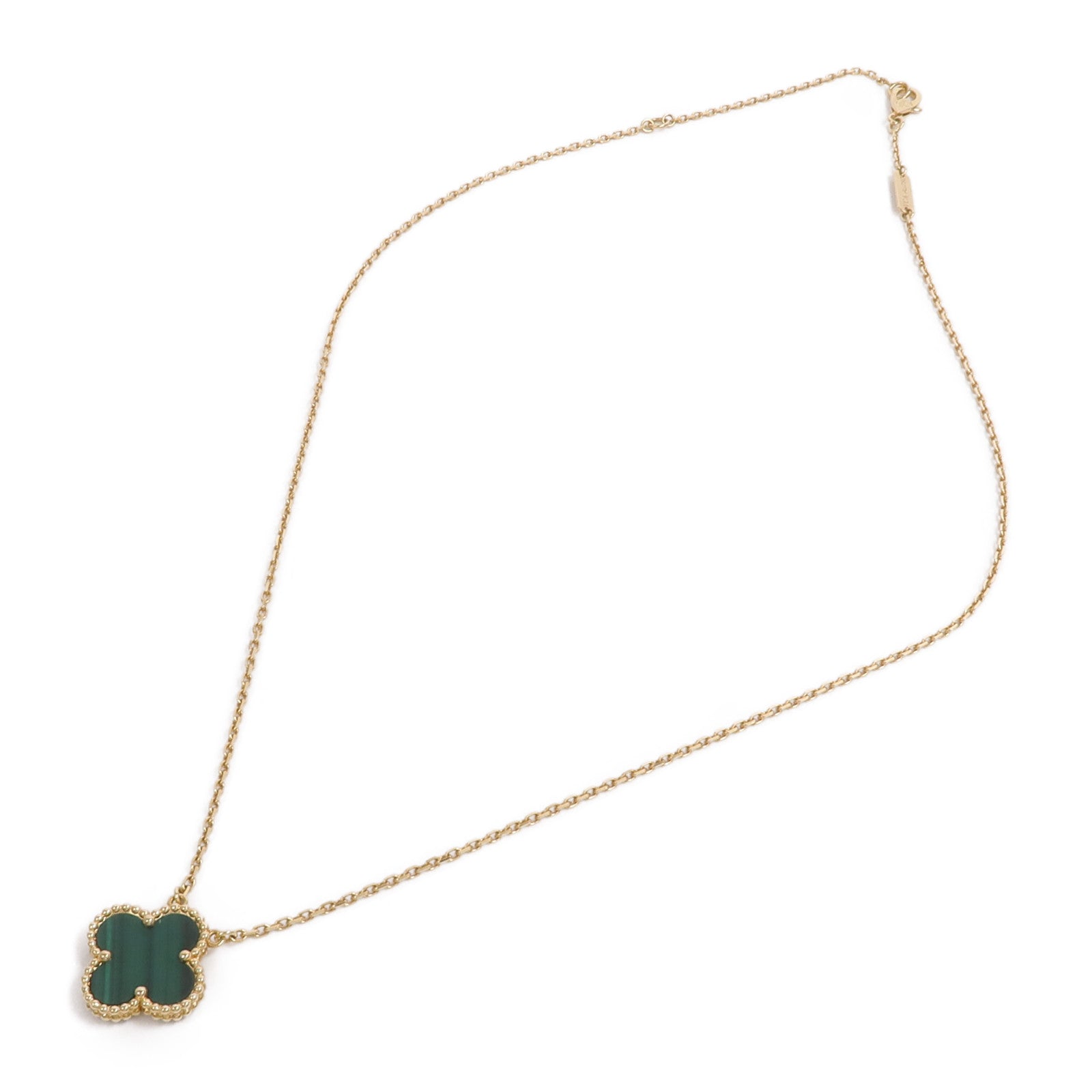 Van Cleef & Arpels 18K黃金Vintage Alhambra Pendant項鍊