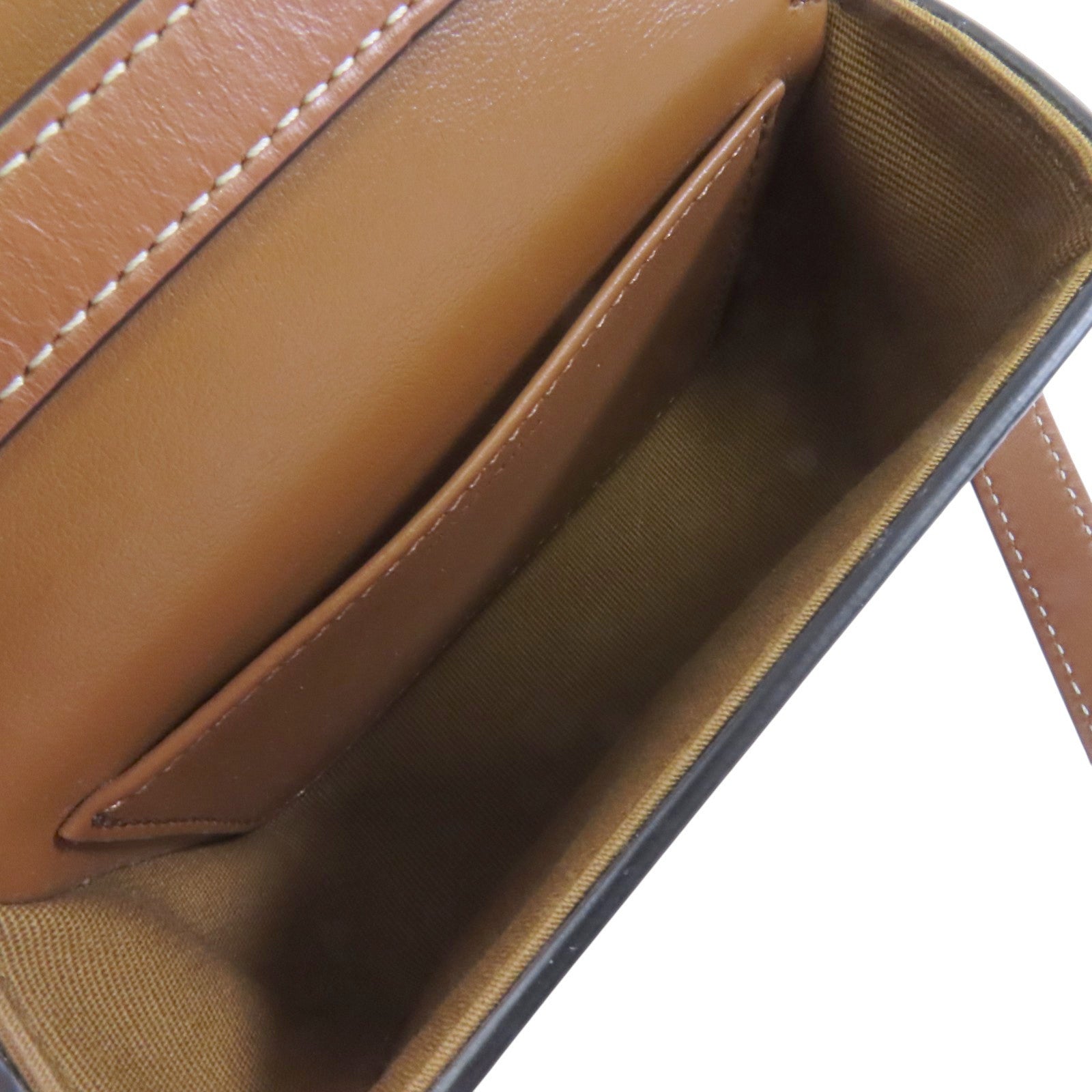 CELINE Trionphe帆布Mini Claude金扣肩背袋