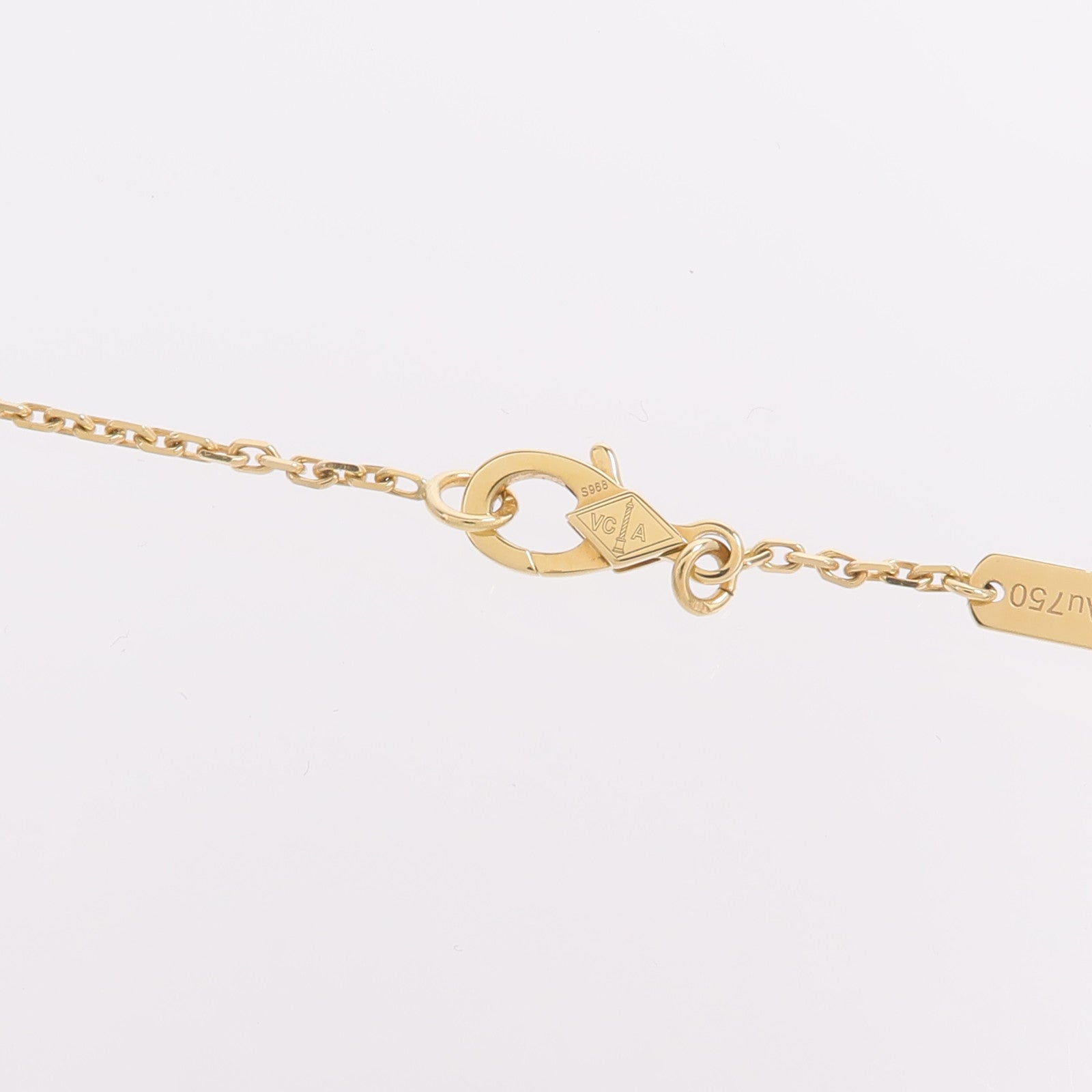 Van Cleef & Arpels 18K黃金Vintage Alhambra Pendant項鍊