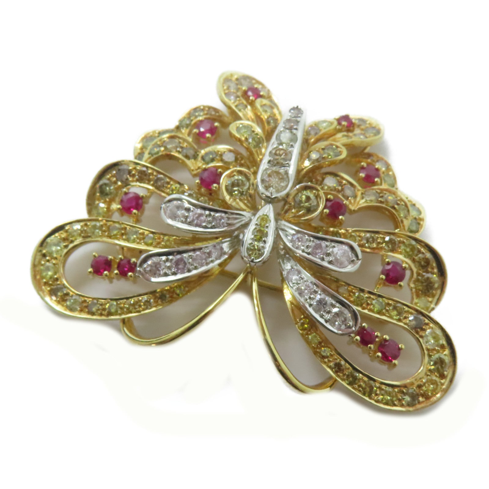 JEWELRY 【激減優惠】18K黄金Diamond Brooch鑽石胸針