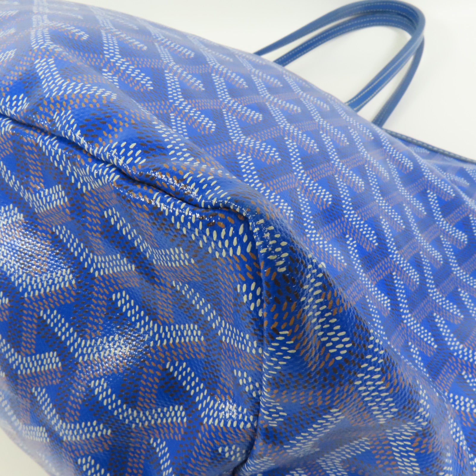GOYARD 【激減優惠】塗層帆布Saint Louis PM Stripes And Initials手挽袋