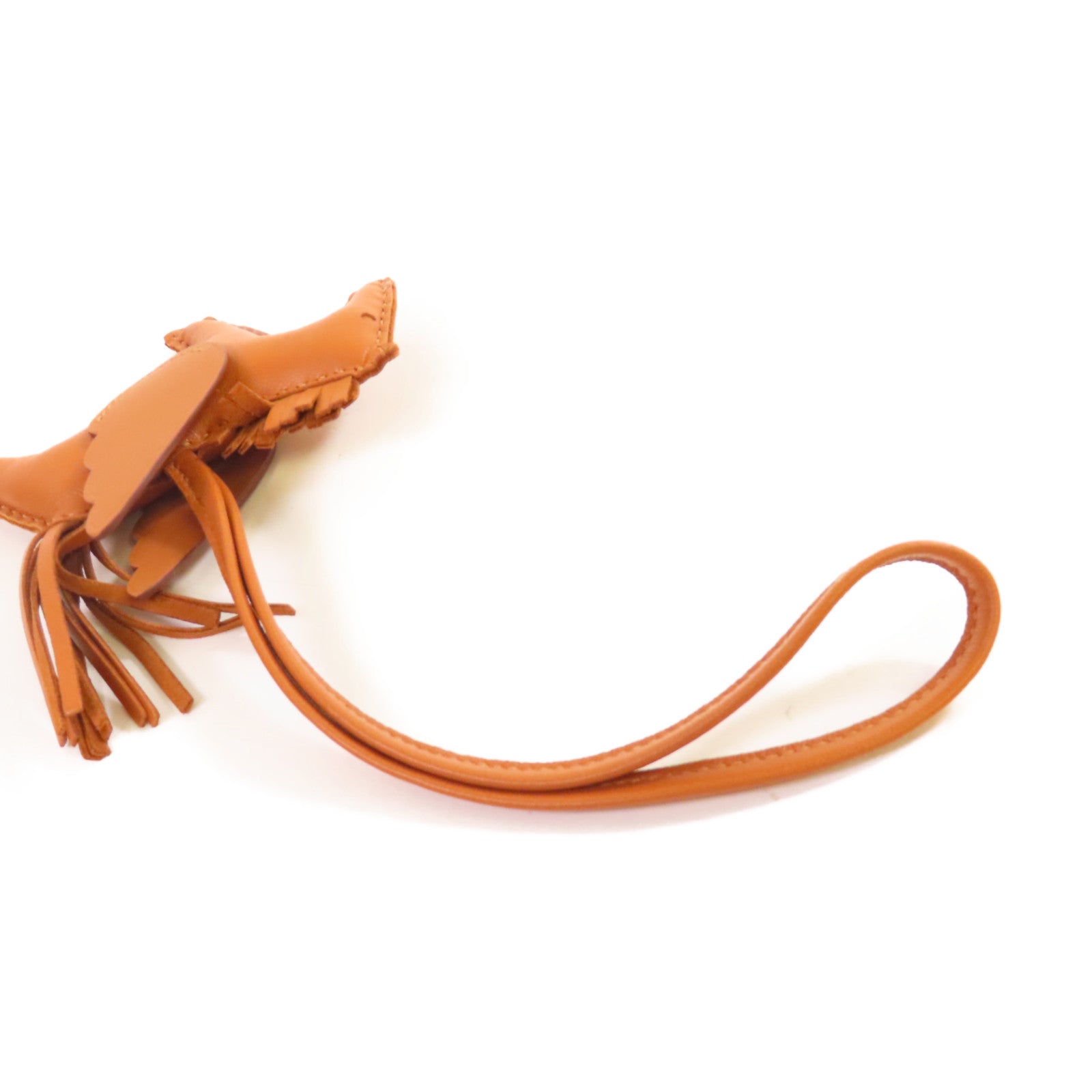 HERMES 【激減優惠】Swift皮革Rodeo Pegase PM Charm掛飾Gold棕金色