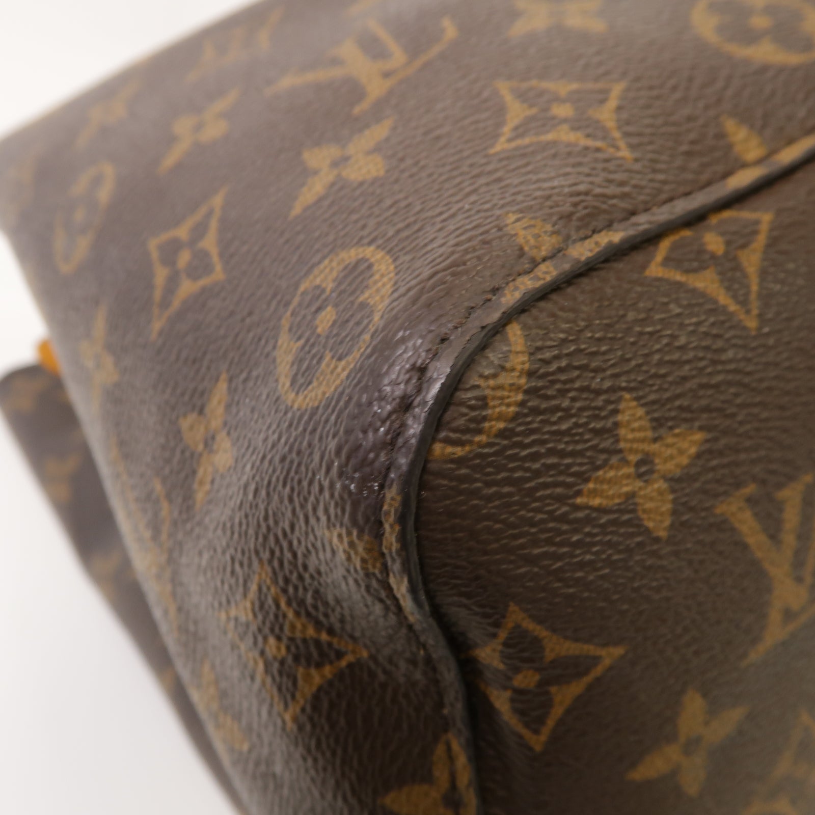 LOUIS VUITTON Monogram Neo Noe MM金扣肩背袋棕色